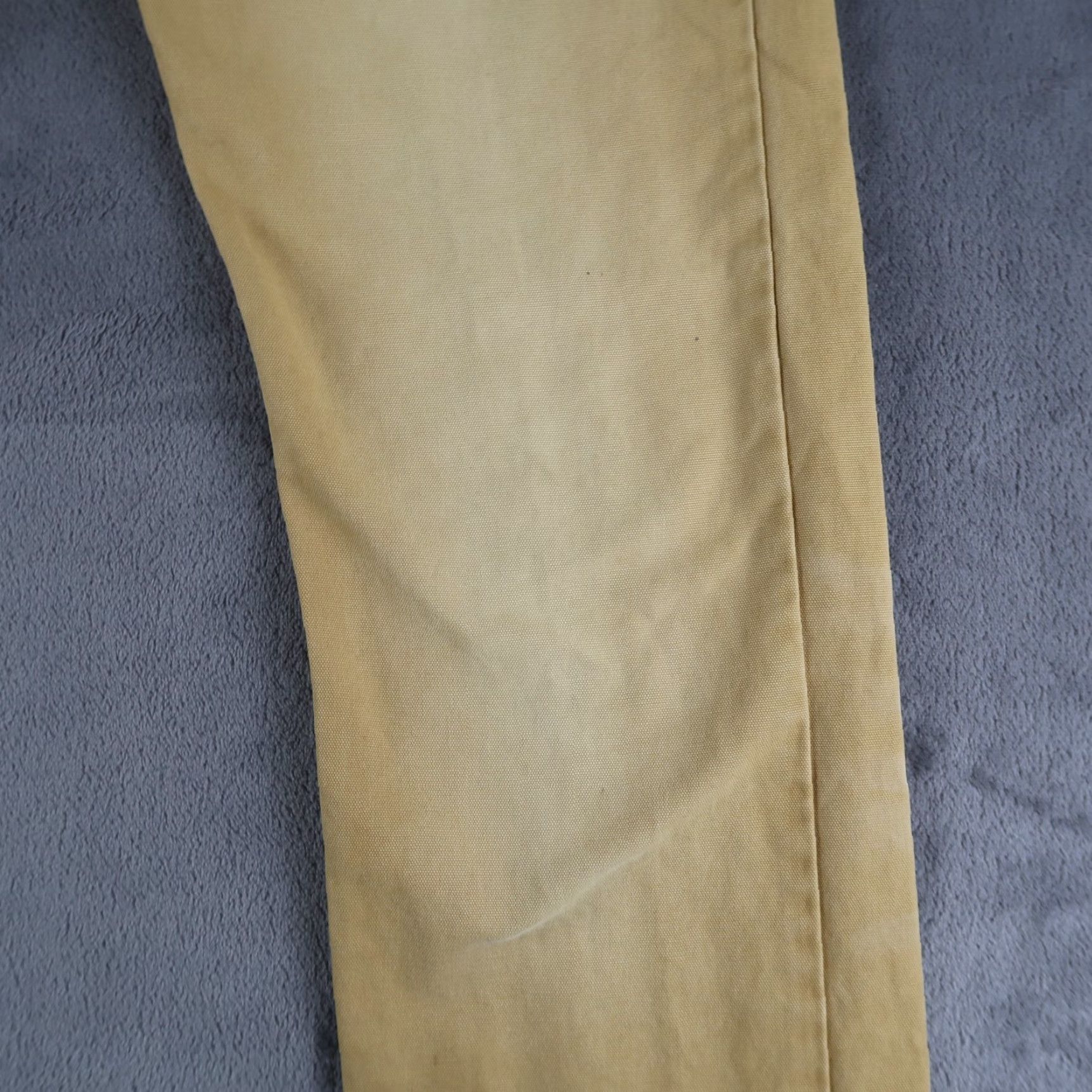 Scotch & Soda Scotch & Soda Men's Warren Cotton Blend Chino Pants Khaki Size 31x32 Slim Flat Front Casual Preppy Logo Slash Pocket Straight Mens Size US 31 - 4 Thumbnail