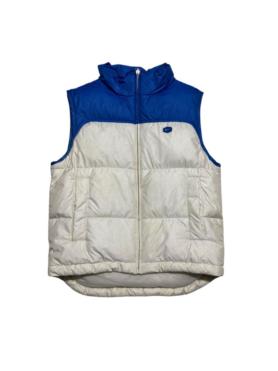 Nike × Vintage Vintage Nike Down Puffer Vest Jacket Drill Y2K Size US S / EU 44-46 / 1 - 1 Thumbnail