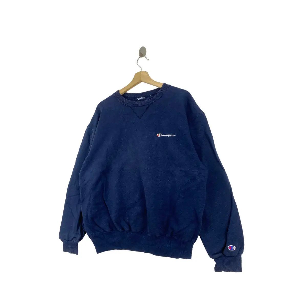Champion Vintage 90’ CHAMPION USA Reverse Weave Script Sweatshirt Size US XXL / EU 58 / 5 - 4 Thumbnail
