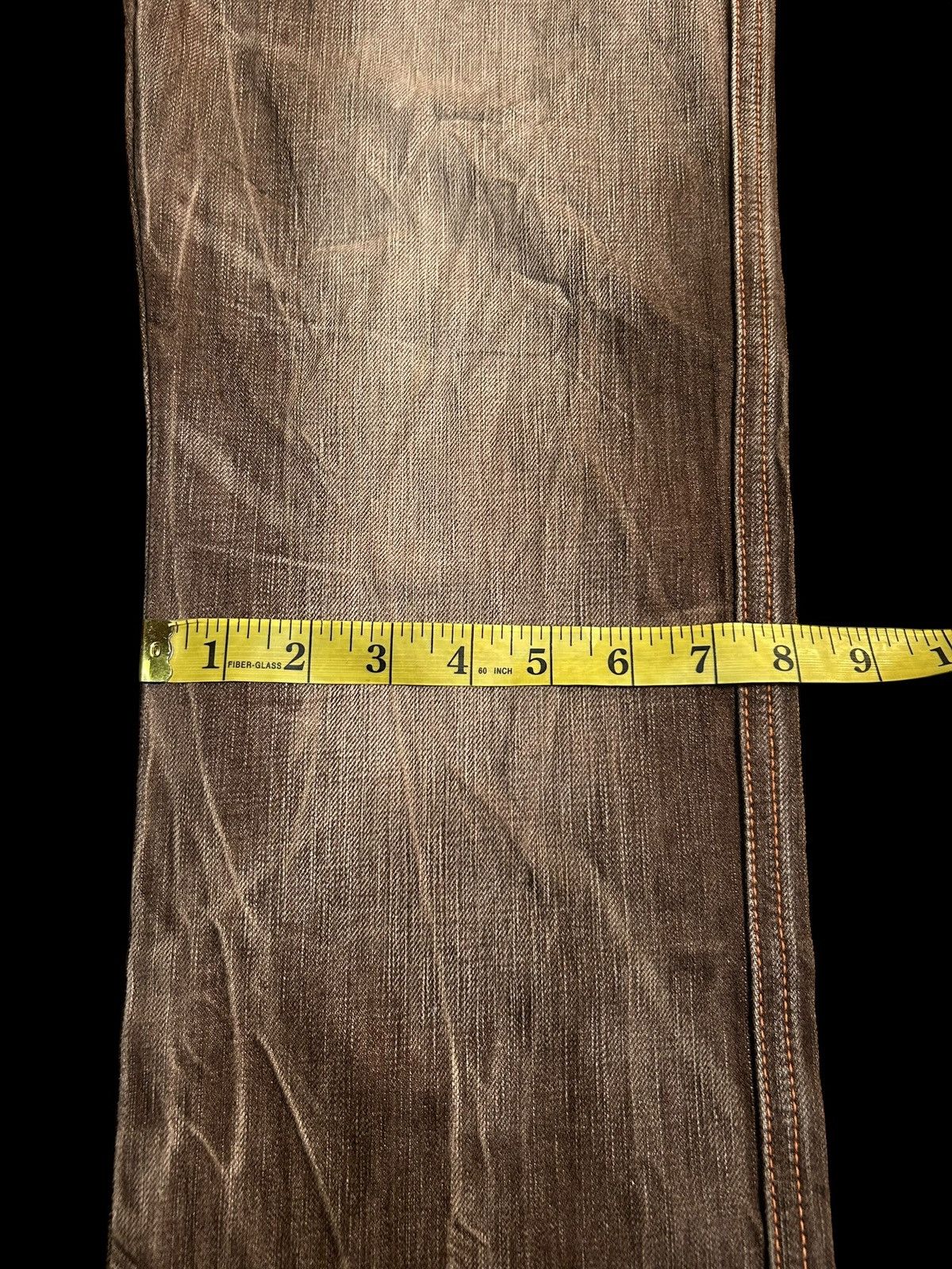 Edwin × Japanese Brand × Who Decides War VINTAGE EDWIN503 RUSTY FADED MUD WASH DENIM JEANS RARE Size US 28 / EU 44 - 15 Thumbnail