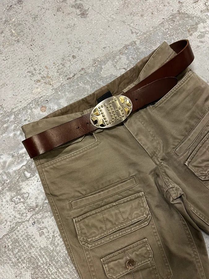 小物 00s y2k archive ESCADA GOLD buckle belt 00s y2k archive ESCADA GOLD buckle belt Vintage Escada Leather and