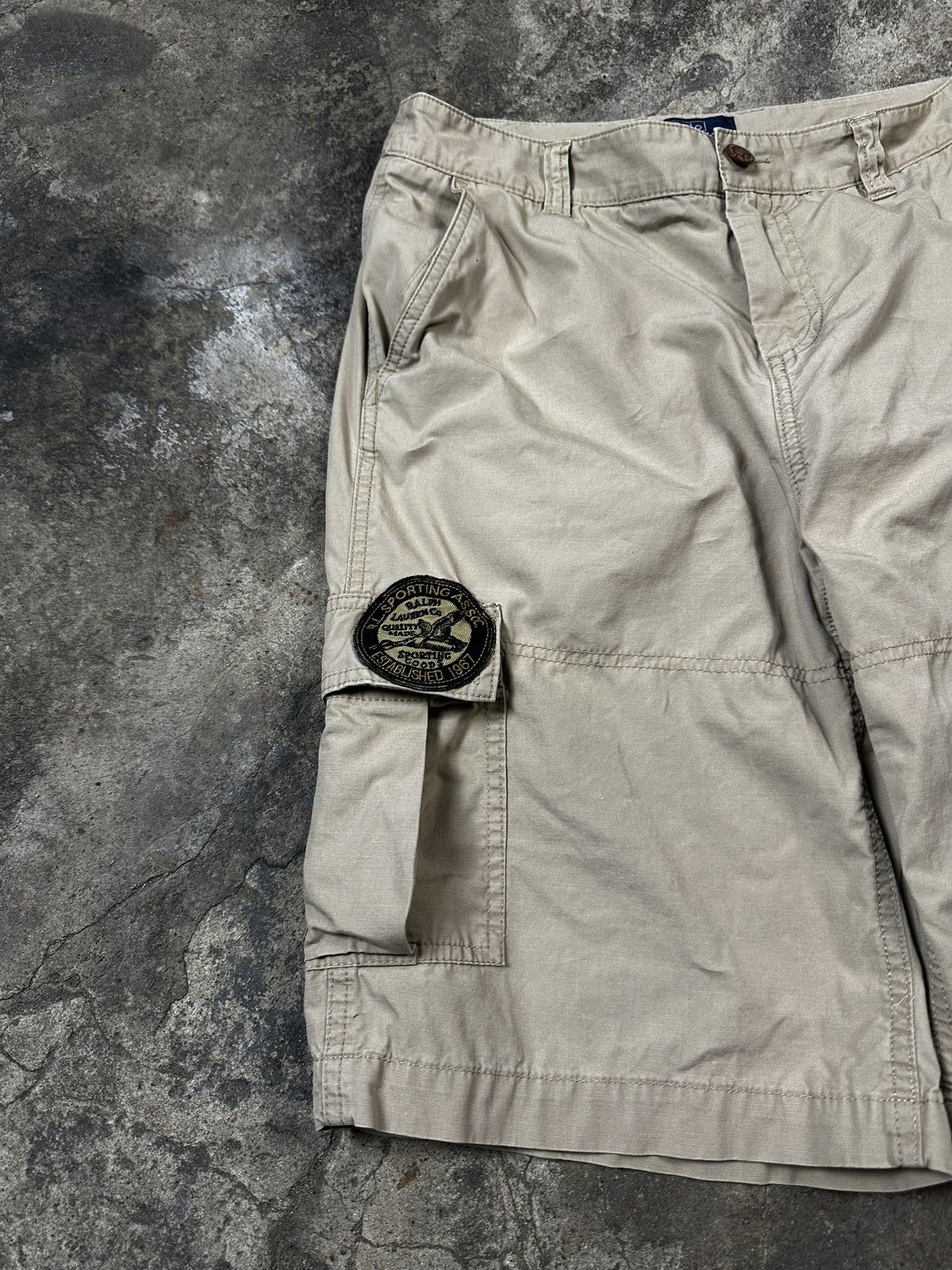 Polo Ralph Lauren Vintage Y2k Polo Ralph Lauren Cargo Shorts Size US 30 / EU 46 - 2 Thumbnail
