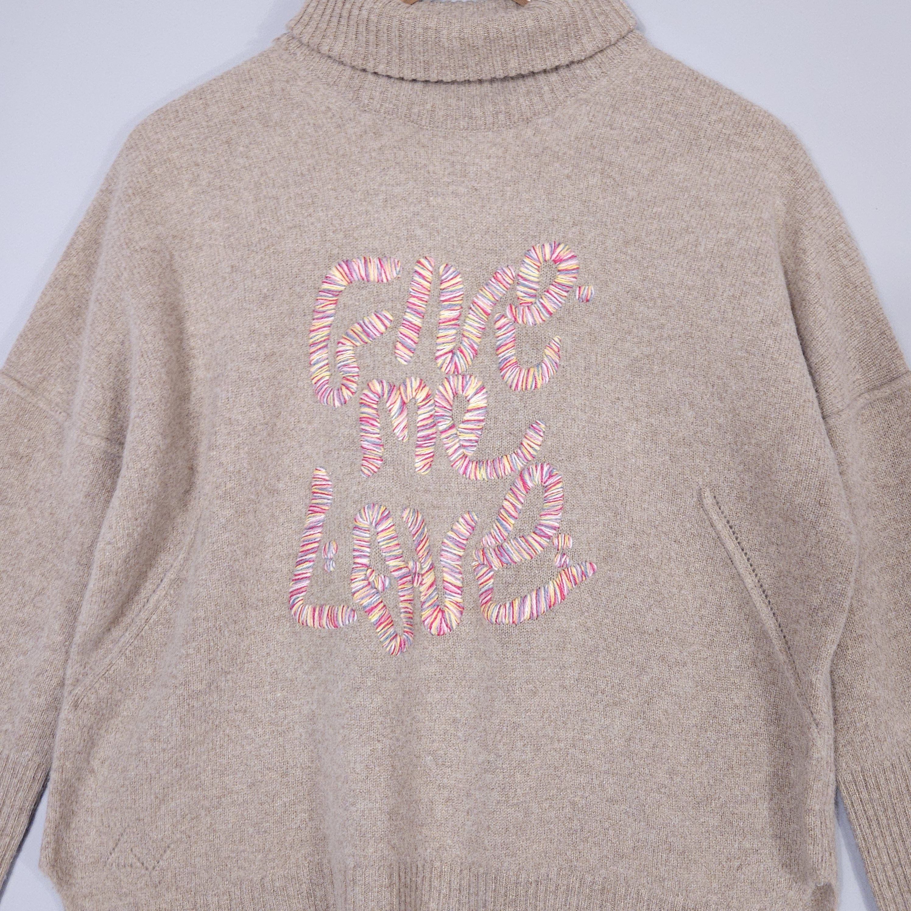 Zadig & Voltaire Zadig & Voltaire Alma Give Me Love Sweater Oversized Size XS / US 0-2 / IT 36-38 - 3 Thumbnail