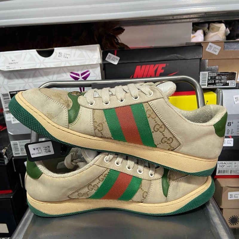 Gucci Gucci Screener Vintage Style Sneakers for Men - Size US 9.5 / EU 42-43 - 7 Thumbnail