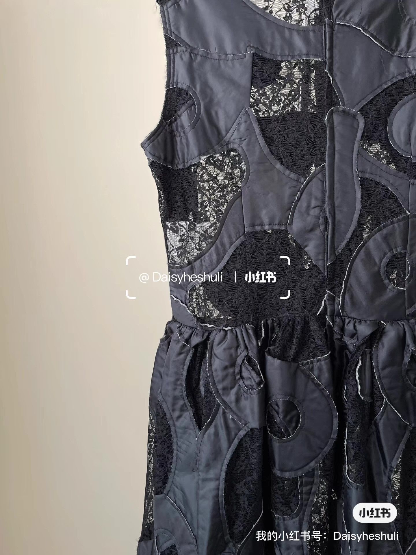 Comme des Garcons Comme des Garçons CDG Comcom Lace Spliced Dress Ｑ24 Size S / US 4 / IT 40 - 4 Thumbnail