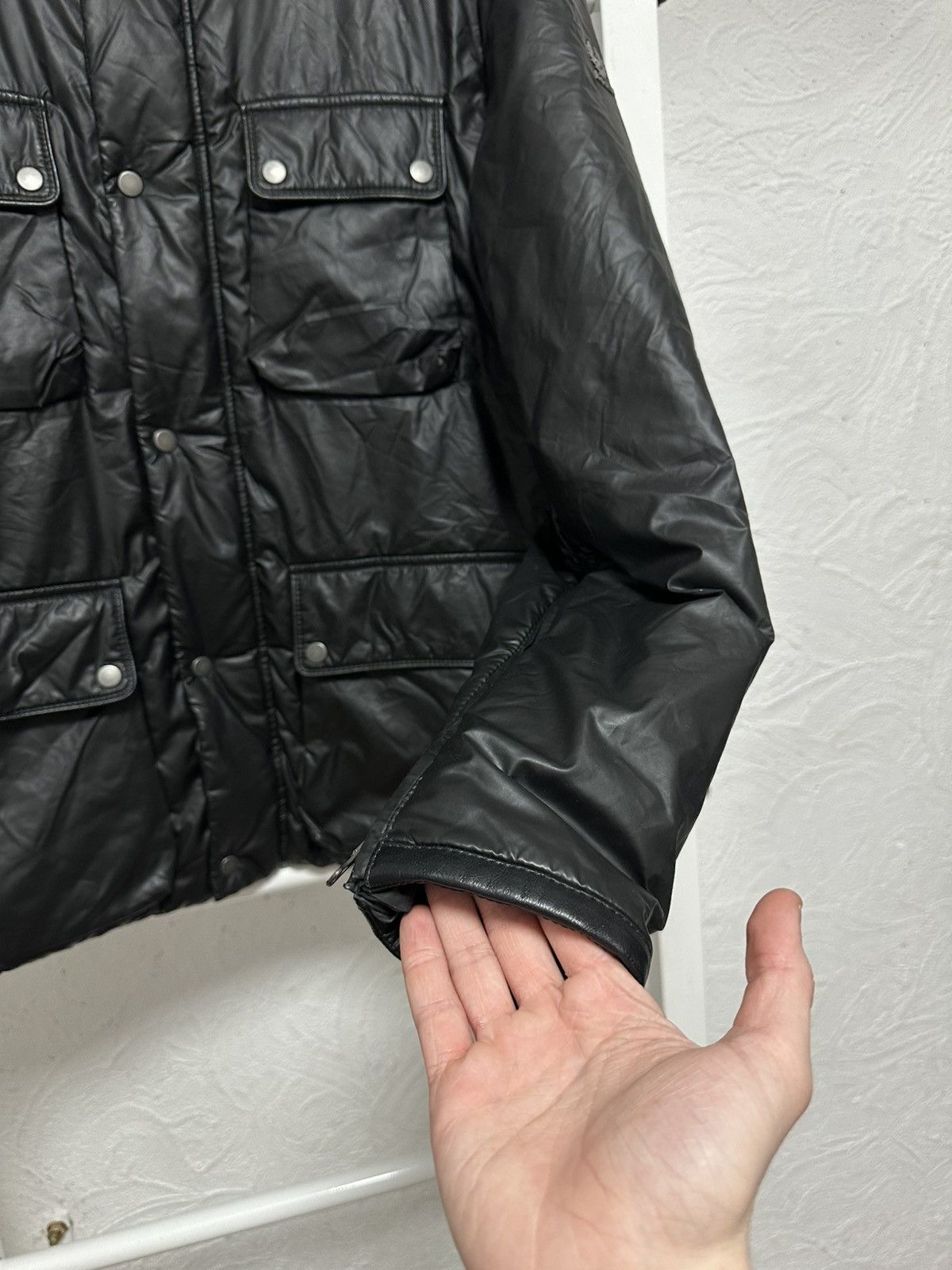 Belstaff Belstaff Black Glossy Puffer Jacket Size L Size US L / EU 52-54 / 3 - 5 Thumbnail