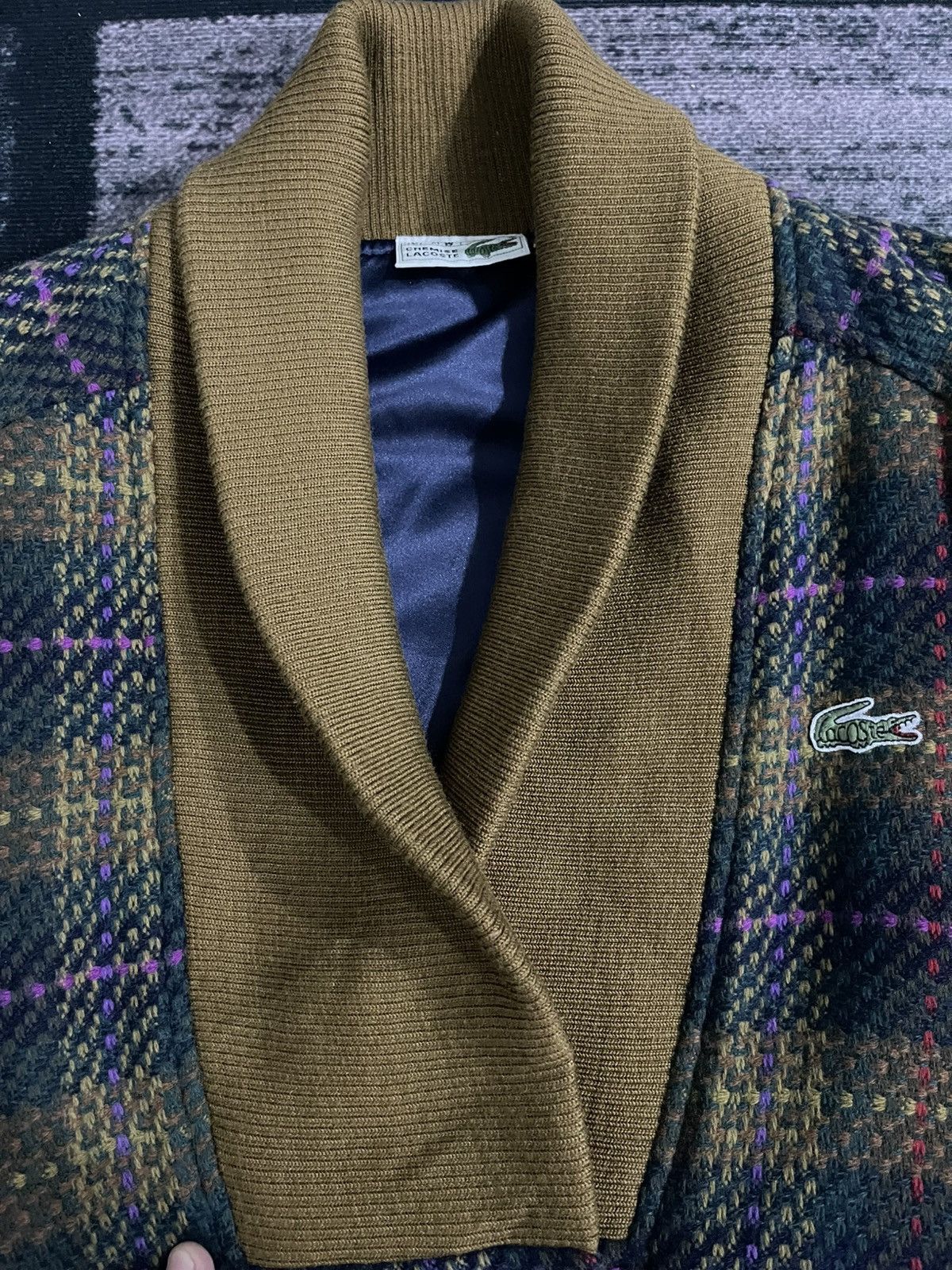 Lacoste Vintage 90s Lacoste Wool Jacket Size US XL / EU 56 / 4 - 7 Thumbnail
