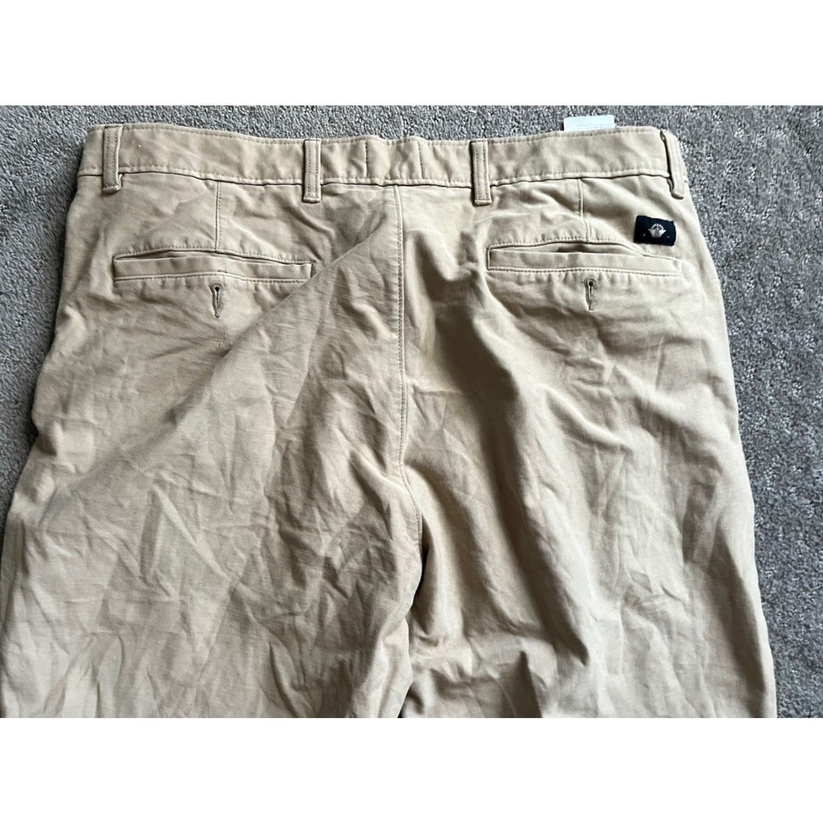Dockers DOCKERS Pants Adult 36x30 Beige Straight Fit Zip Slash Pockets Mens Size US 36 / EU 52 - 2 Thumbnail