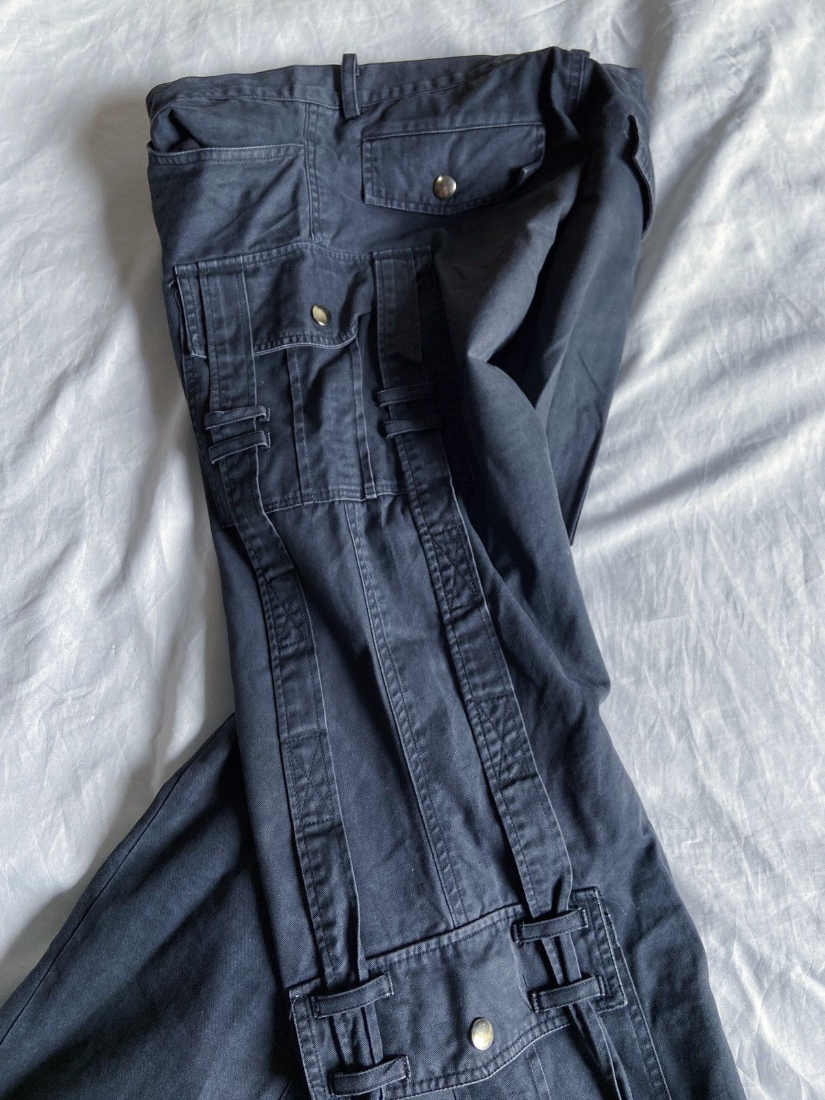 Isamu Katayama Backlash JAPANESE B.P.N FLARED BONDAGE PANTS Size US 31 - 3 Thumbnail