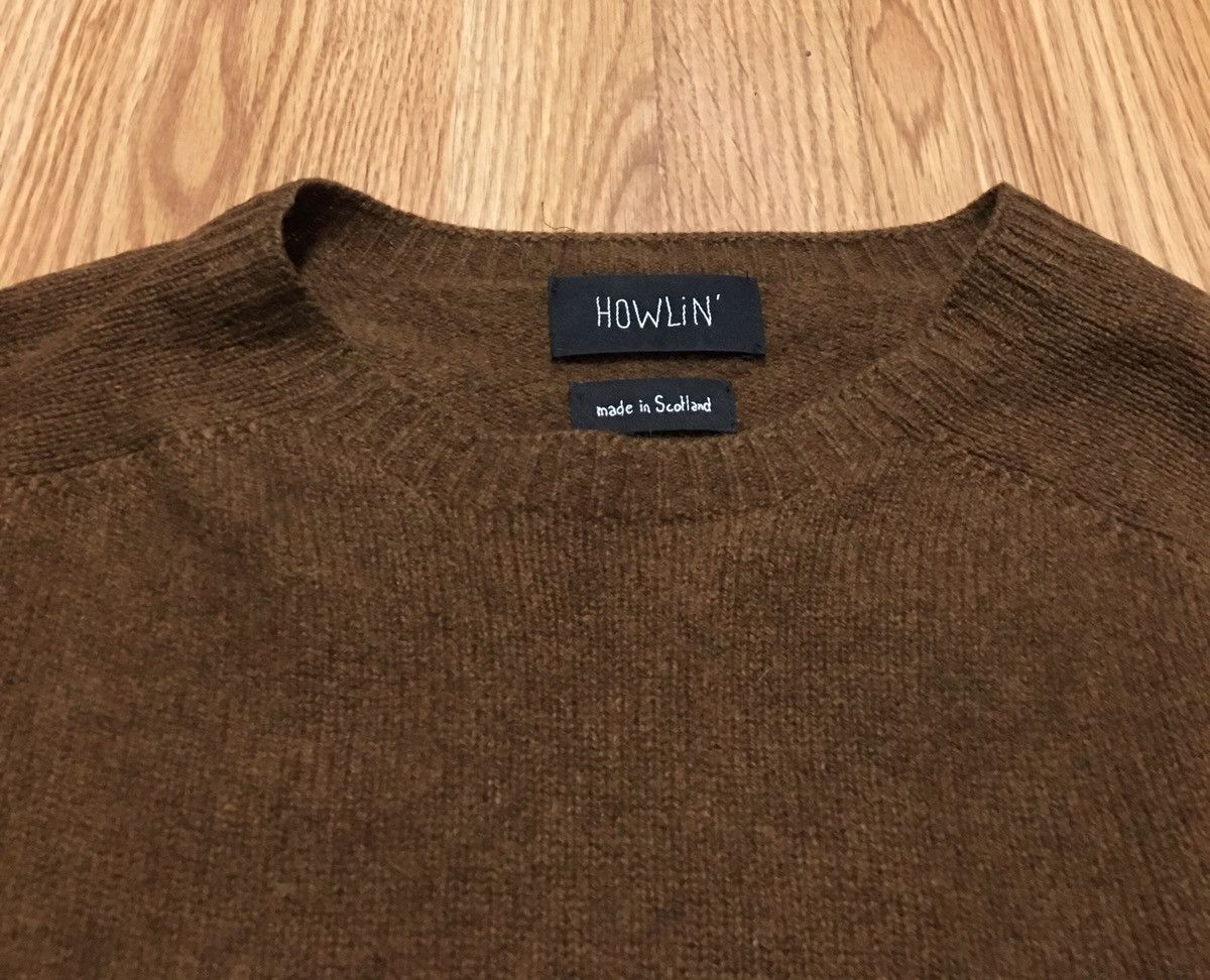 Designer × Howlin By Morrison HOWLIN Merino Wool Cashmere Scotland Knit Sweater Sz L Size L / US 10 / IT 46 - 7 Thumbnail