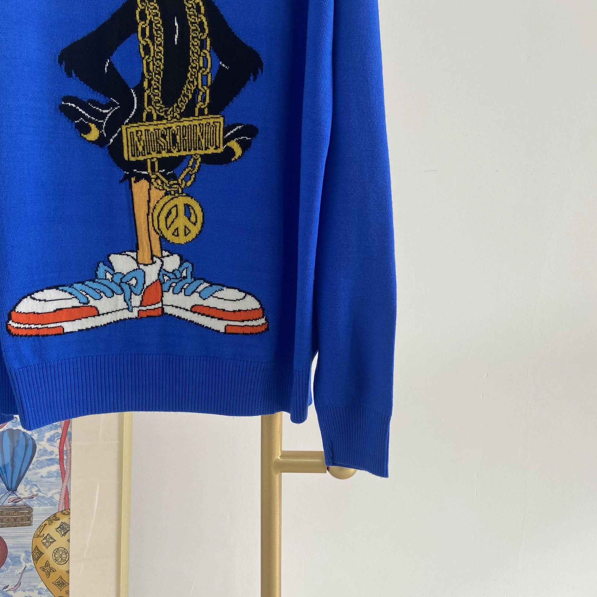 Moschino Moschino Donald Duck Knit Top S 3725 Size US S / EU 44-46 / 1 - 5 Thumbnail