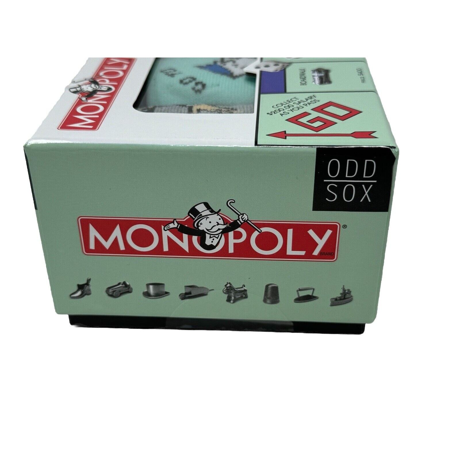 The Unbranded Brand Odd Sox Funny Crew Socks Monopoly Board Game Large Men 8-12 Size ONE SIZE - 7 Thumbnail