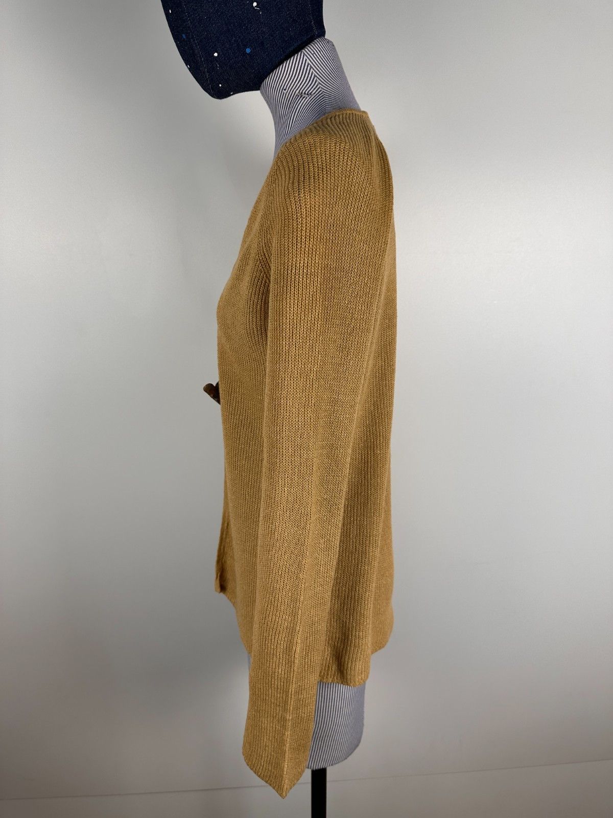 Ralph Lauren Ralph Lauren Open Cardigan Cape Linen Sweater Beige Size S Size S / US 4 / IT 40 - 4 Thumbnail