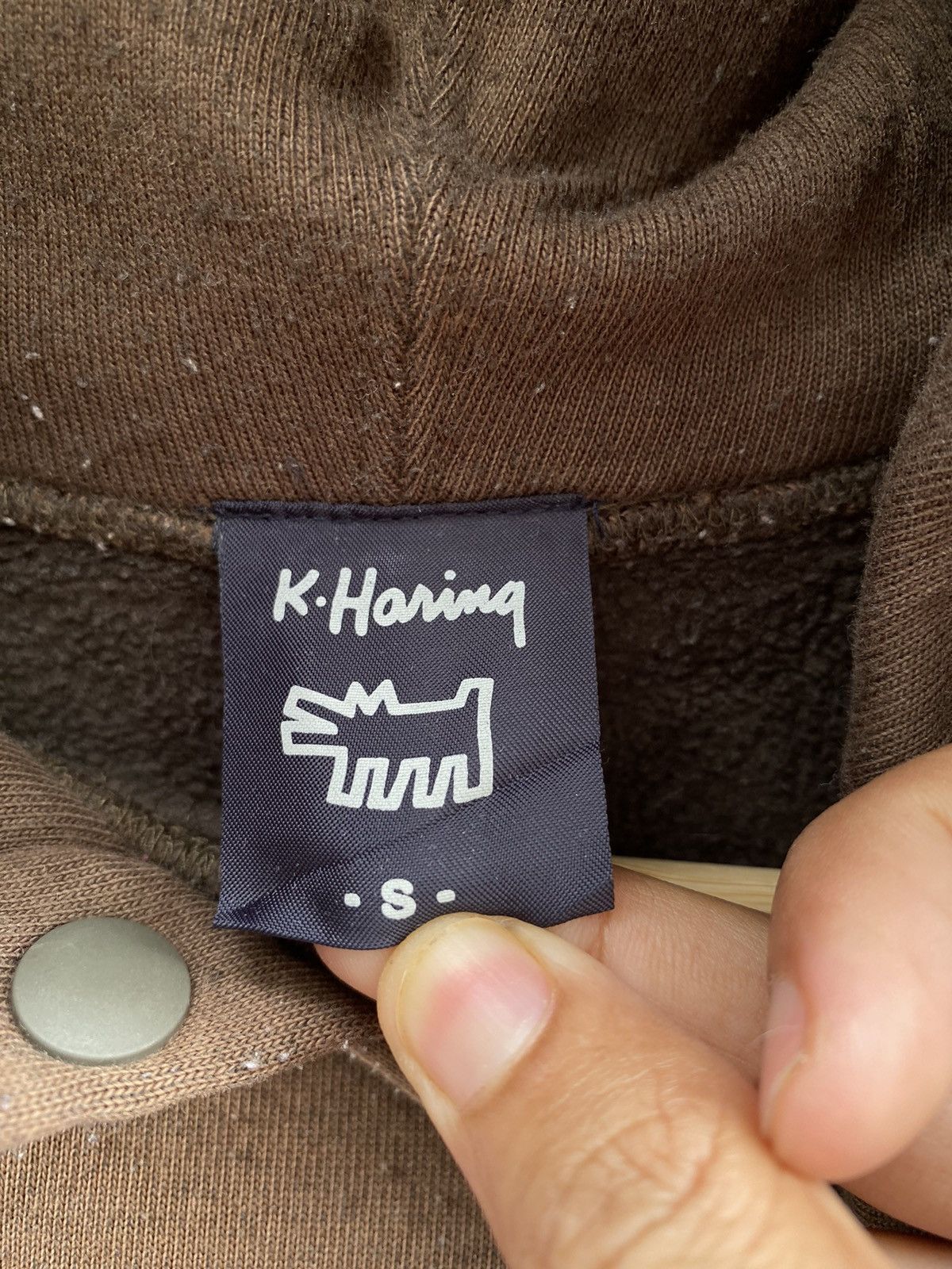 Keith Haring × Vintage Vintage Keith Haring Brown Hoodie Size US S / EU 44-46 / 1 - 2 Thumbnail