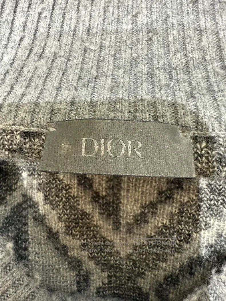 Dior Dior Diamond pattern wool sweater Size M / US 6-8 / IT 42-44 - 3 Thumbnail