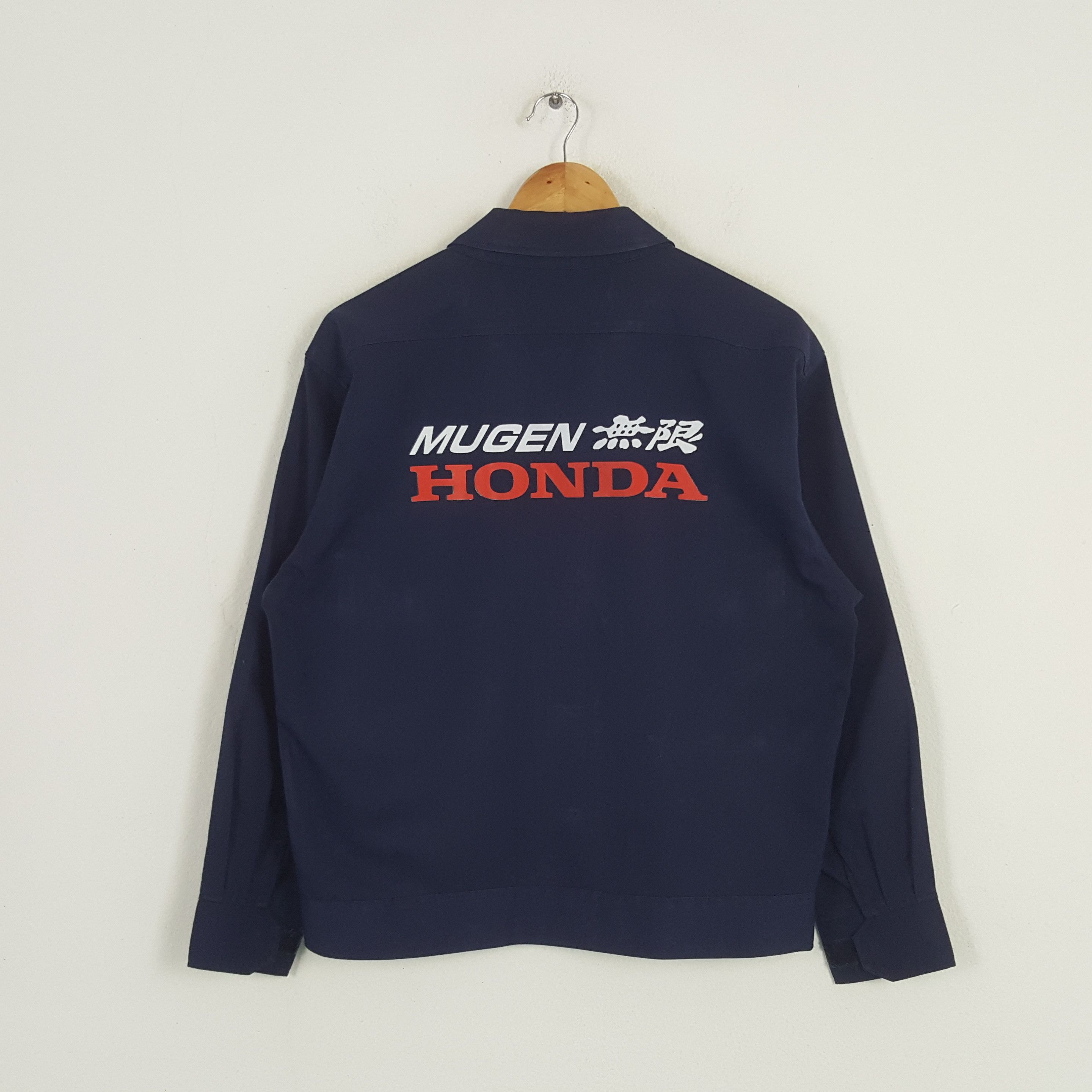 Honda × Japanese Brand × Vintage Vintage Mugen Honda Japanese Racing Team Custom Art Jacket Size US M / EU 48-50 / 2 - 1 Thumbnail