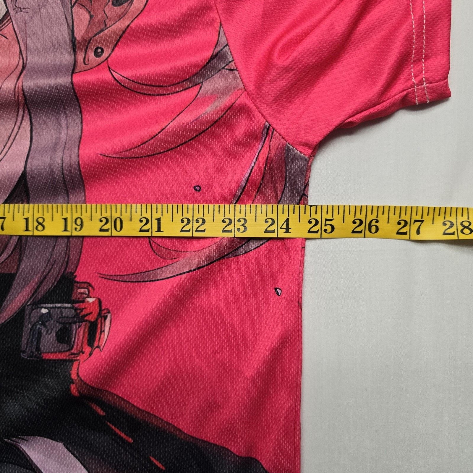 Other Anime Nurse Graphic 2XL Pink Black All Over Print Kawaii Tee Size US XXL / EU 58 / 5 - 8 Thumbnail