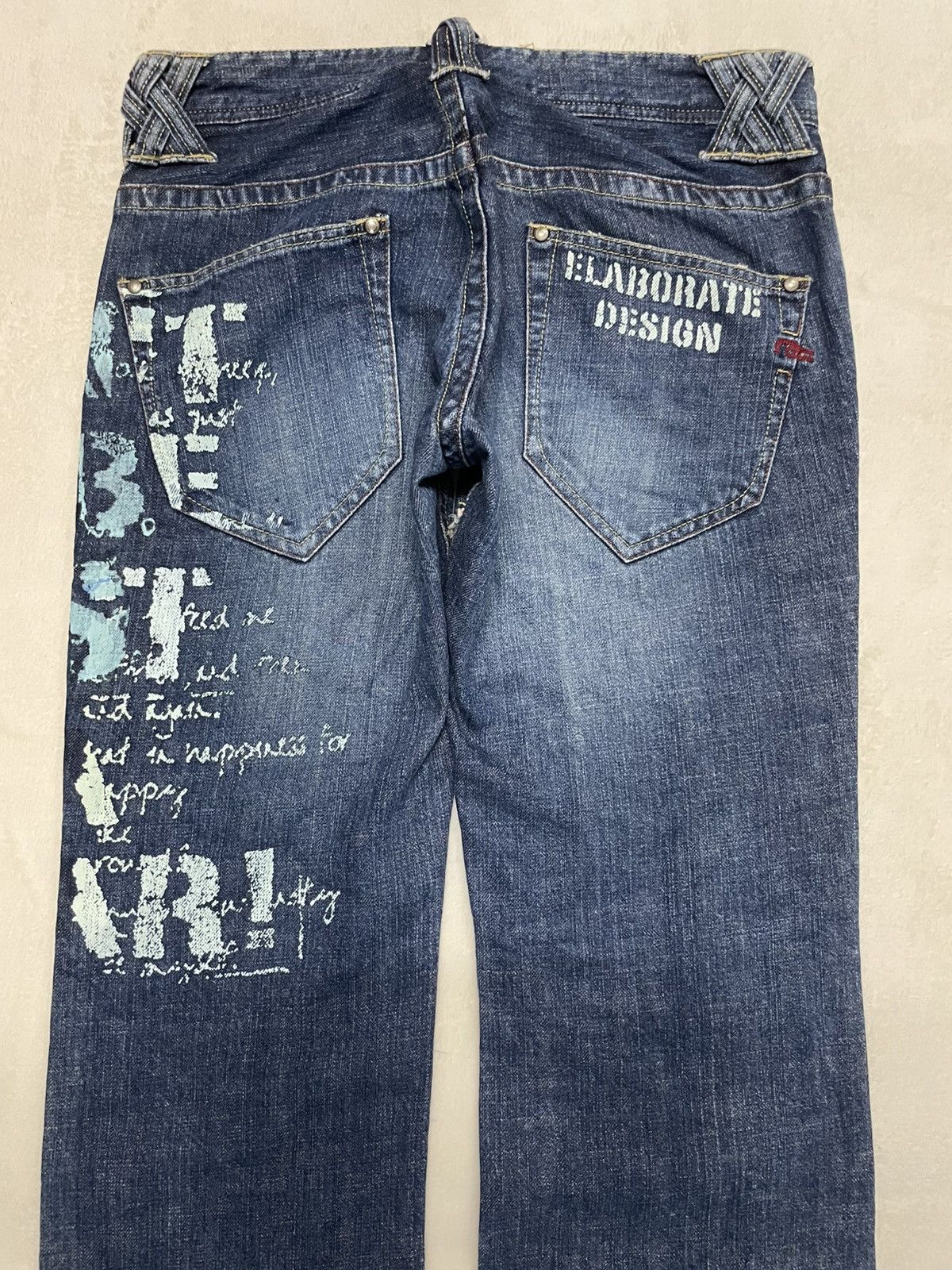 Japanese Brand Vintage Nicole Club Boot Cut Denim Jeans Size US 31 - 13 Thumbnail