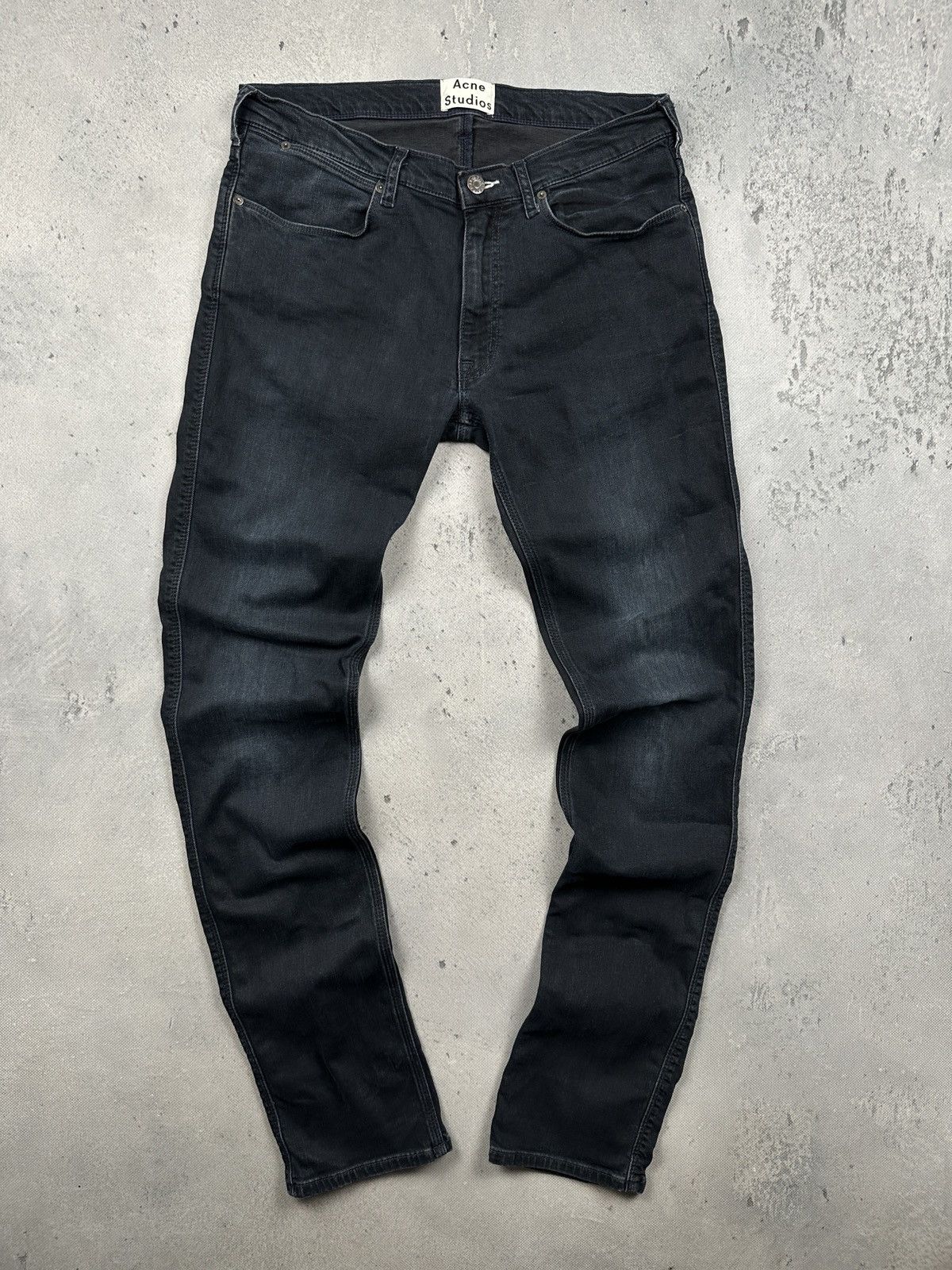 Acne Studios Max Man Ray Black Skinny Stretch Jeans 33x34