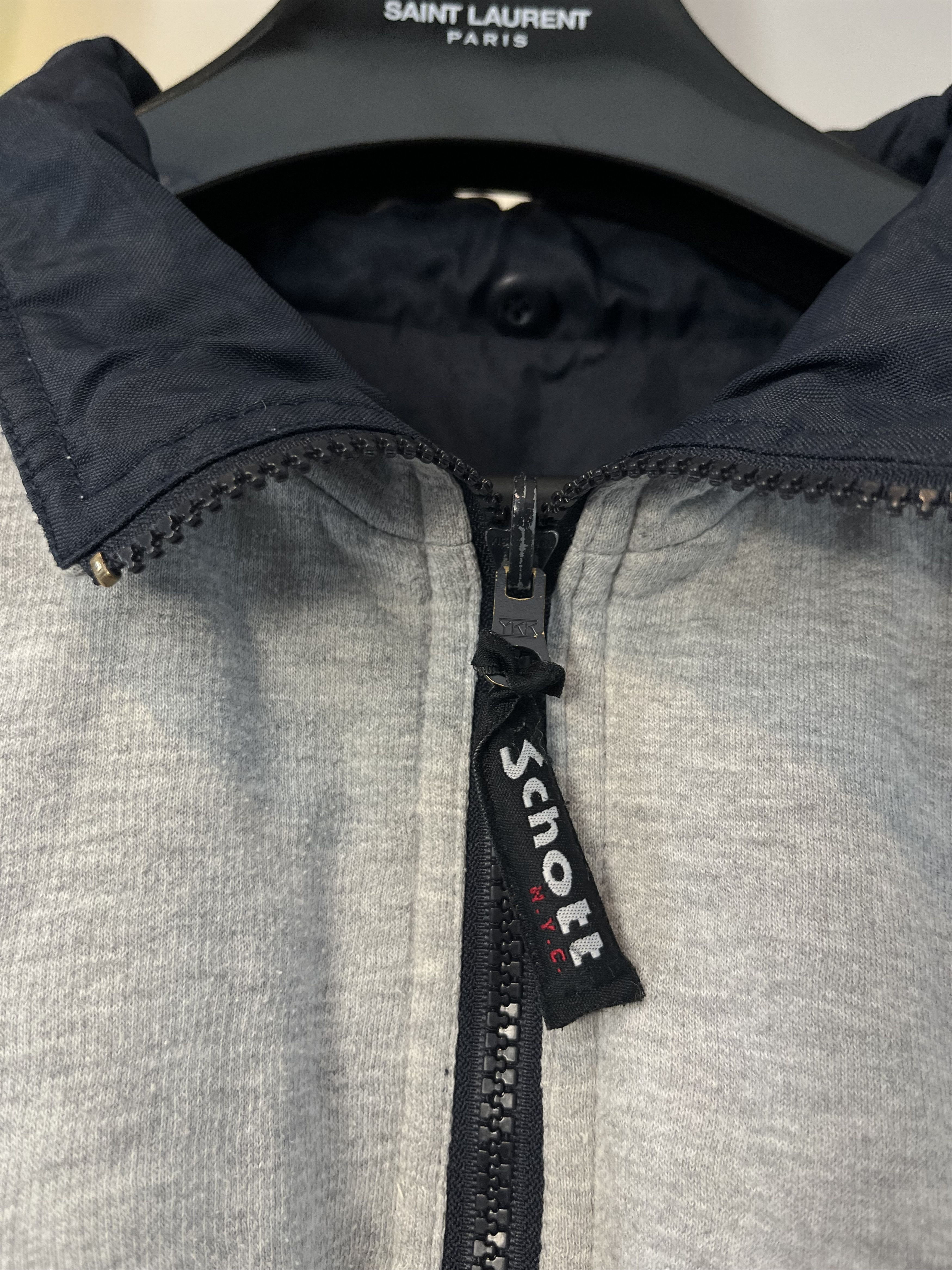 Schott × Vintage 90s Vintage Schott NYC Reversible Varsity Jacket Made in USA Size US XL / EU 56 / 4 - 6 Thumbnail