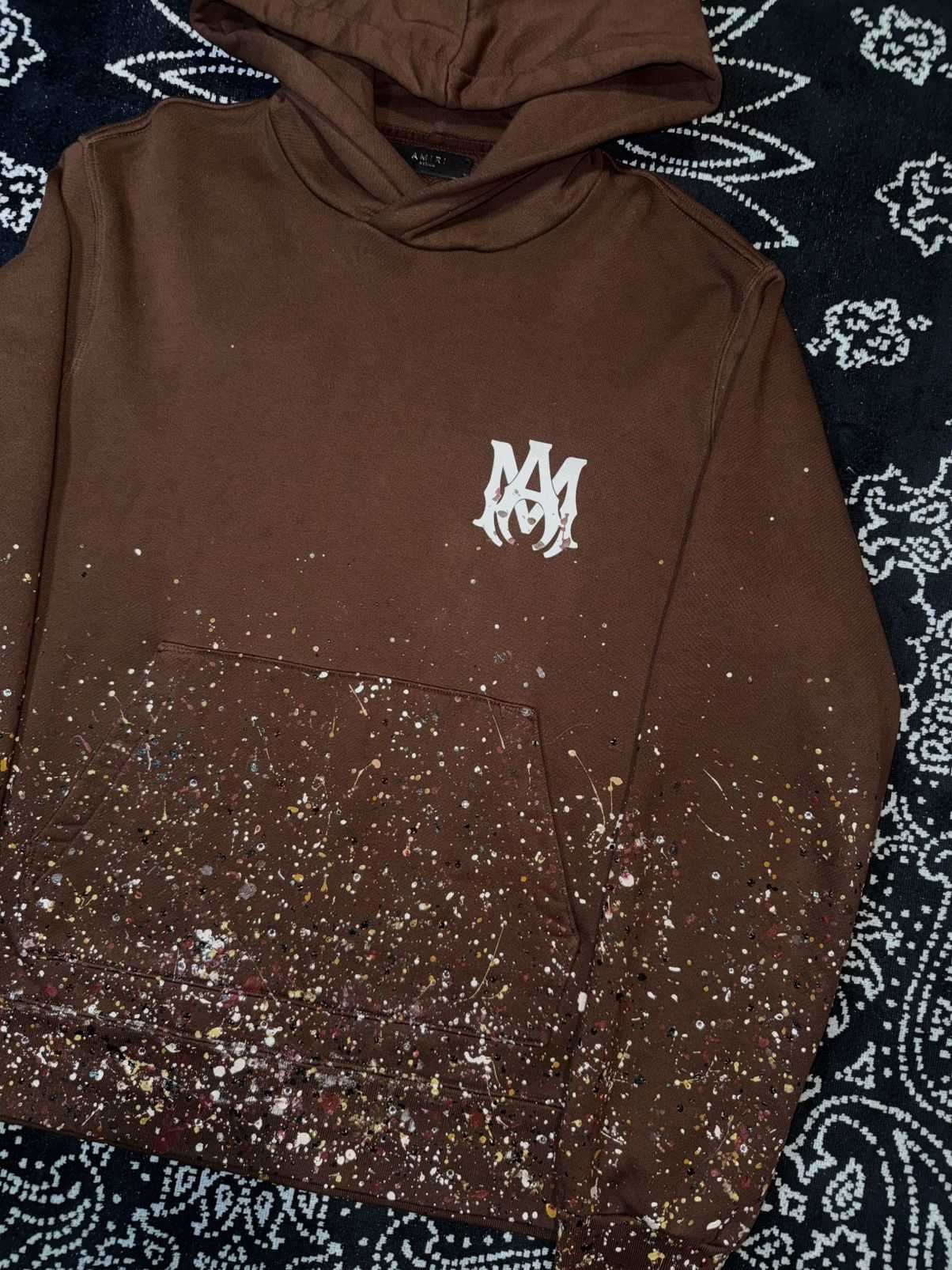 Amiri Amiri Crystal Paint Splatter Hoodie Size US L / EU 52-54 / 3 - 2 Thumbnail