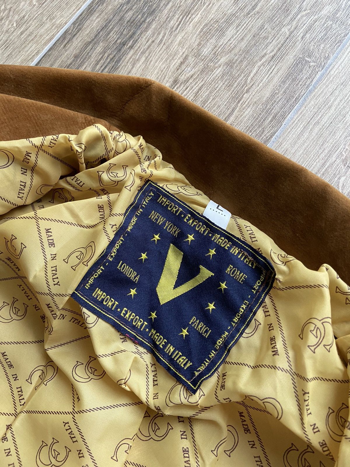 Vintage Vintage Alta Moda Nubuk Leather bomber jacket y2k Size US L / EU 52-54 / 3 - 3 Thumbnail