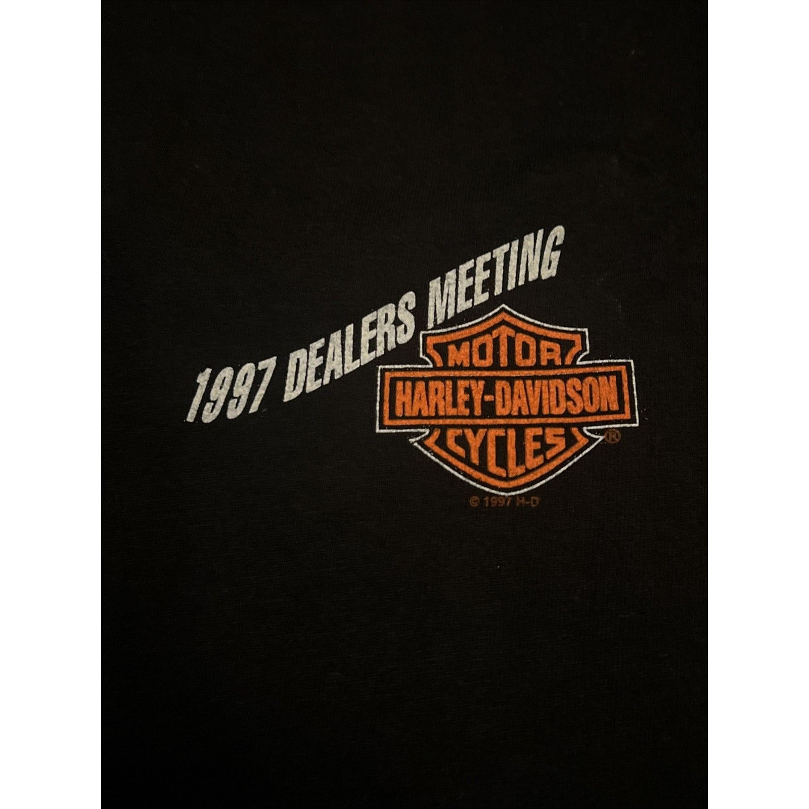 Harley Davidson Harley Davidson T Shirt Black XL Nashville Vintage 90s Size US XL / EU 56 / 4 - 5 Thumbnail