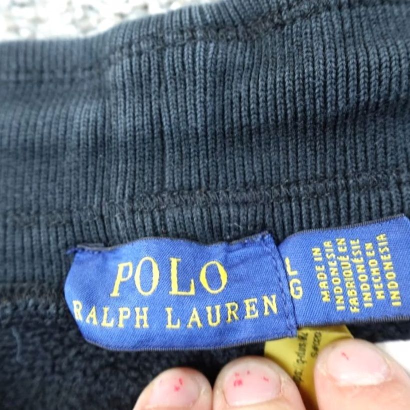 Polo Ralph Lauren Polo Ralph Lauren Sweatpants Womens L Black Jogger Drawstring Pants Preppy Pony Size 24" / US 00 / IT 34 - 7 Thumbnail