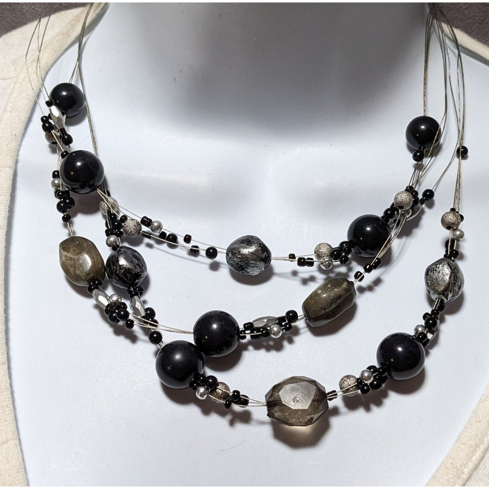 Other Gothic Beaded Floating Necklace Size ONE SIZE - 3 Thumbnail