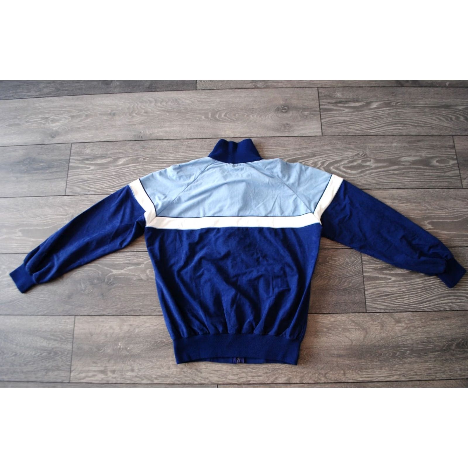 Adidas VINTAGE ADIDAS TRACK TOP JACKET NAVY/BLUE WEST GERMANY 1980'S TRIACETAT SIZE XS AdiDas Track Top Jacket XS Mens Navy Blue Vintage 80s Size US XS / EU 42 / 0 - 7 Thumbnail