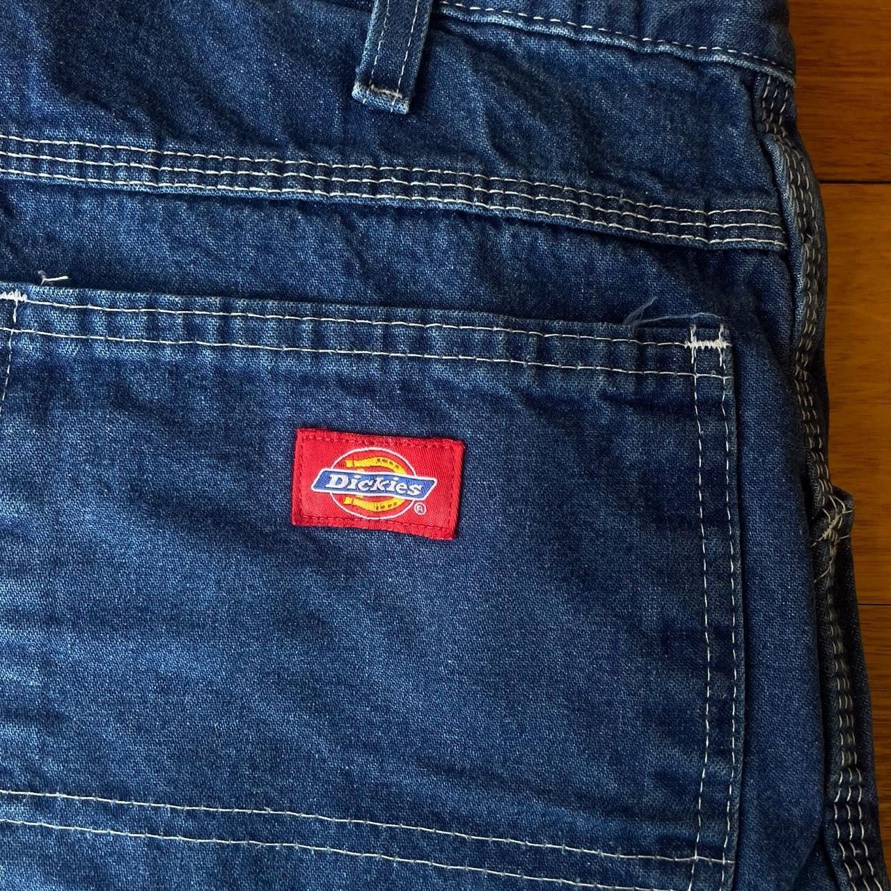 Dickies Vintage Blue Dickies Jean Shorts Size US 36 / EU 52 - 3 Thumbnail