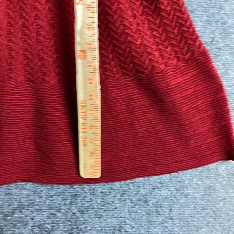 Other Julian Taylor Dress Women's Small A-Line Red Acrylic S Size S / US 4 / IT 40 - 6 Thumbnail