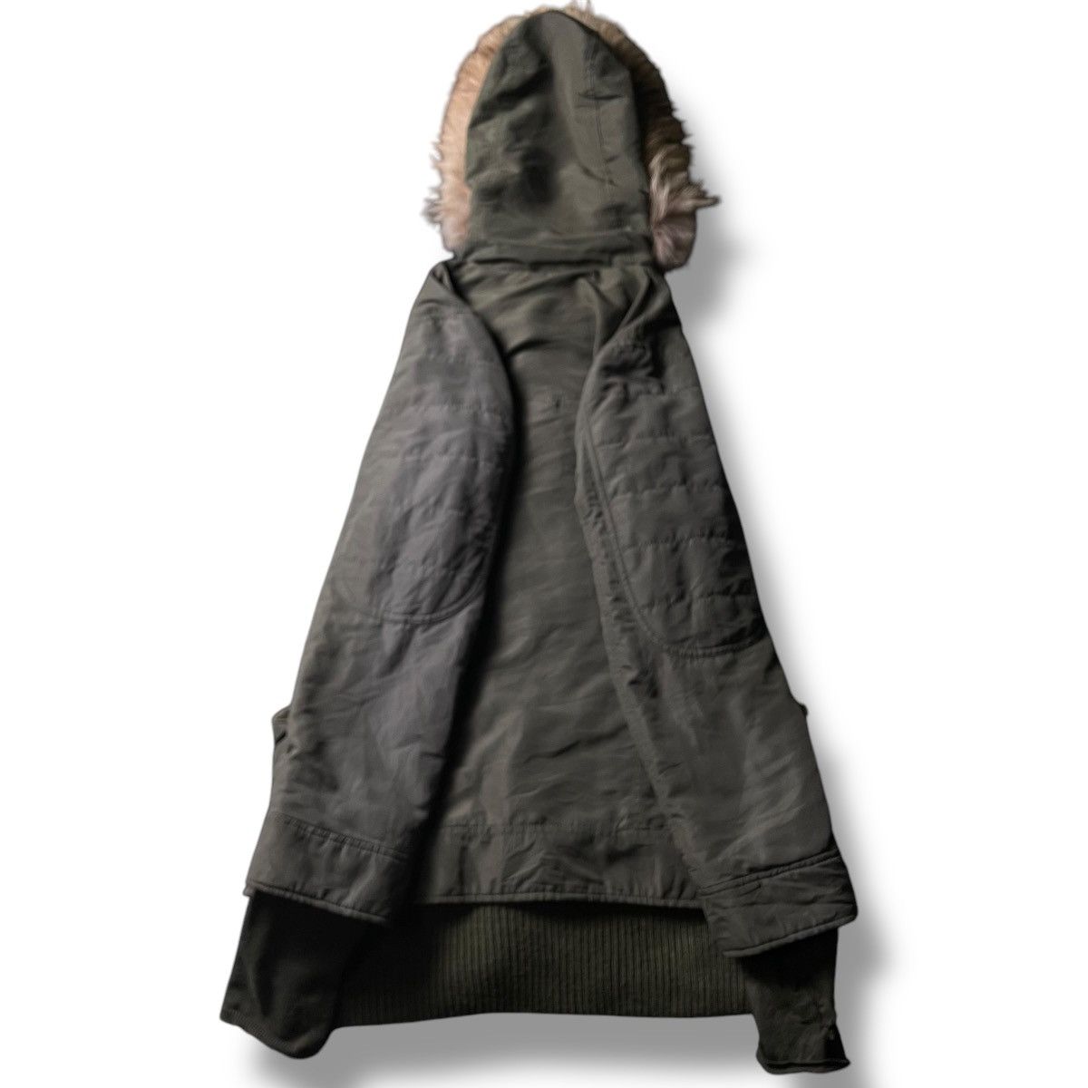 14th Addiction 🇯🇵 SLY CHINESE RACOON DOG FUR DUFFLE JACKET Size US S / EU 44-46 / 1 - 3 Thumbnail
