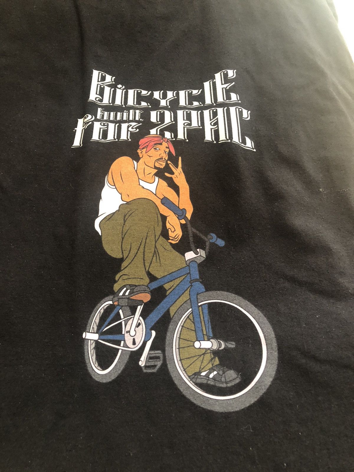 Rap Tees × Vintage RARE 2PAC BICYCLE RAP VINTAGE LOS ANGELES TEE SHIRT Size US M / EU 48-50 / 2 - 2 Thumbnail