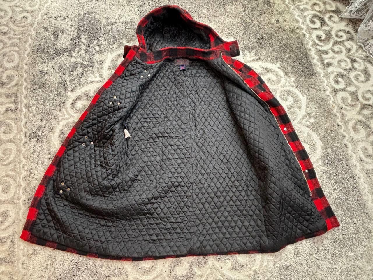 Ralph Lauren Vintage Ralph Lauren Buffalo Check Fireman Coat USA Made Size US XS / EU 42 / 0 - 10 Thumbnail