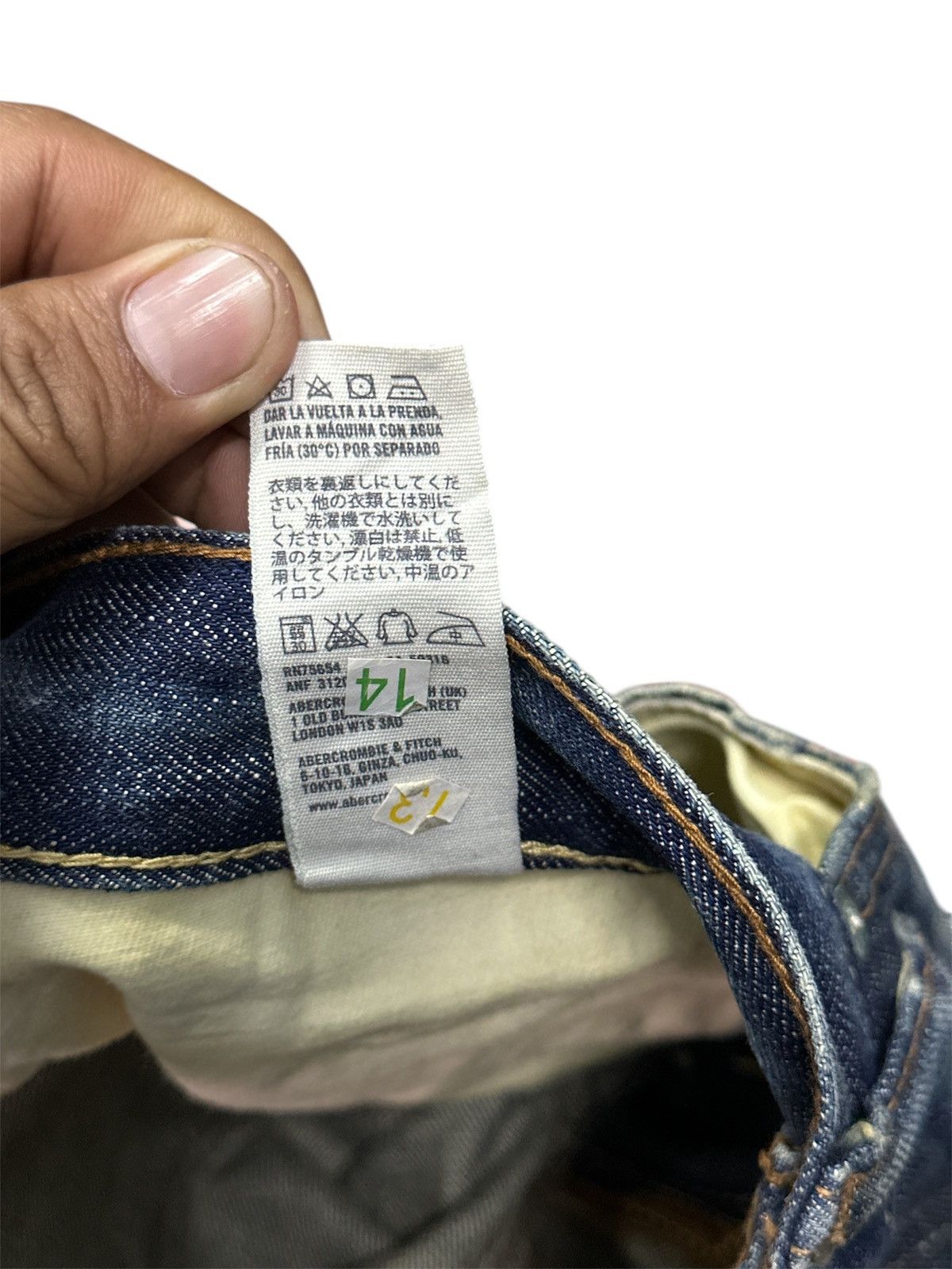 Kapital Distress Denim Abecrombie & fitch bootcut . Size US 34 / EU 50 - 6 Thumbnail