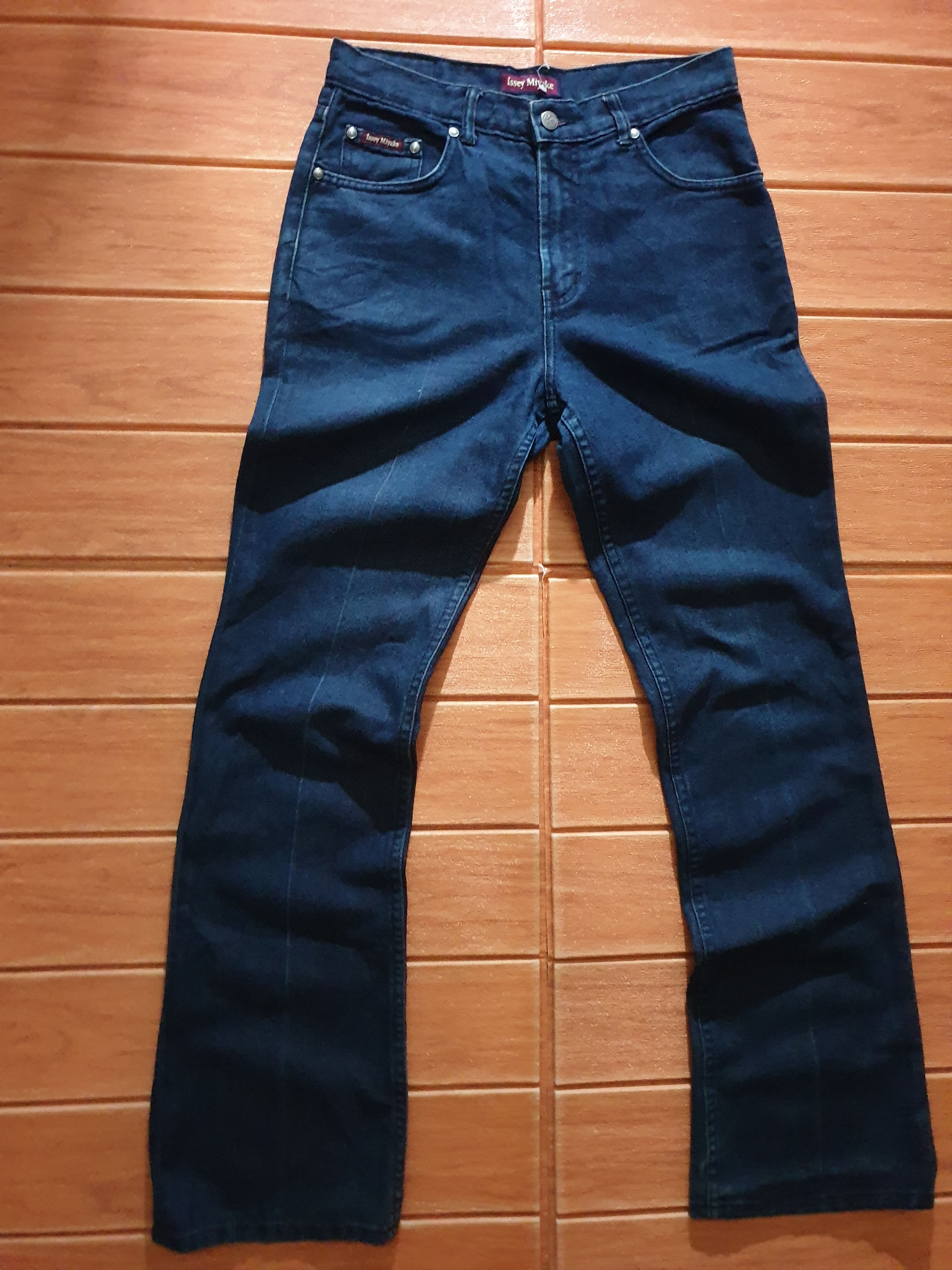 Japanese Brand Issey miyake Japanese Brand denim pant Size US 29 - 7 Thumbnail