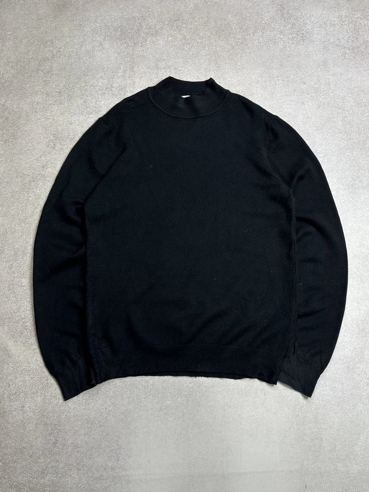 Loro Piana Loro Piana Wool Turtleneck Black Sweater M Size US M / EU 48-50 / 2 - 1 Thumbnail