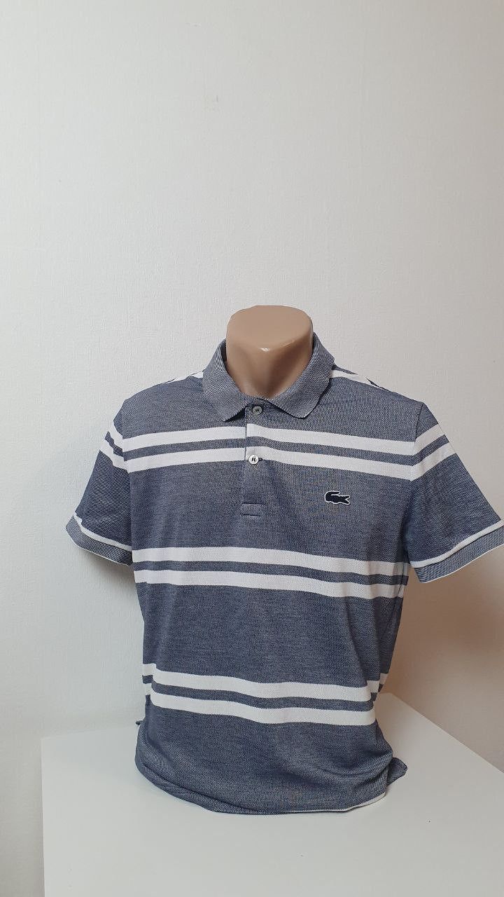 Lacoste Men's t-shirt Lacoste Poloshirt Grey white Size M Fr 4 Size US M / EU 48-50 / 2 - 3 Thumbnail