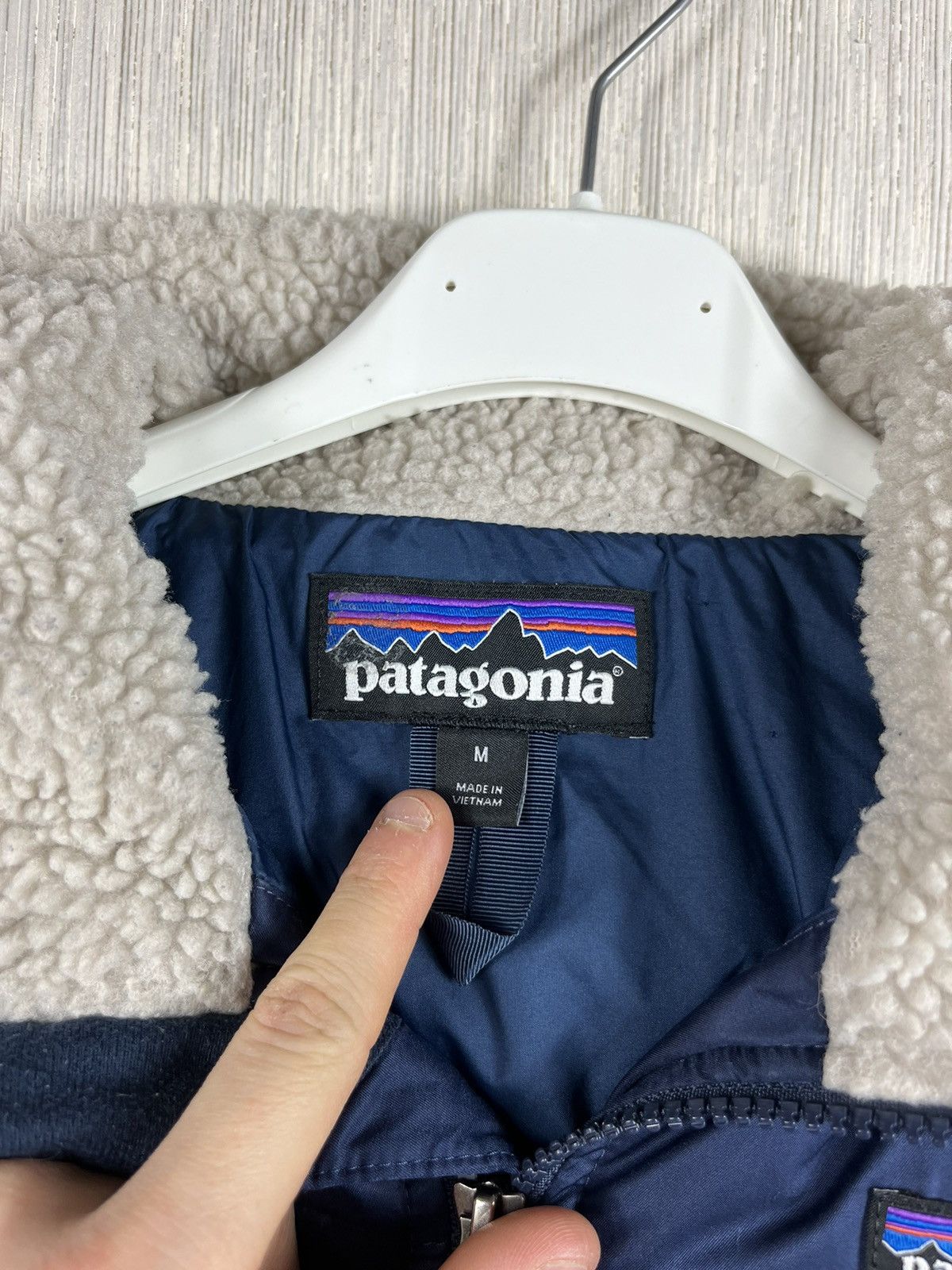 Patagonia Vintage Patagonia parka down jacket retro sheepskin sherpa Size S / US 4 / IT 40 - 11 Thumbnail