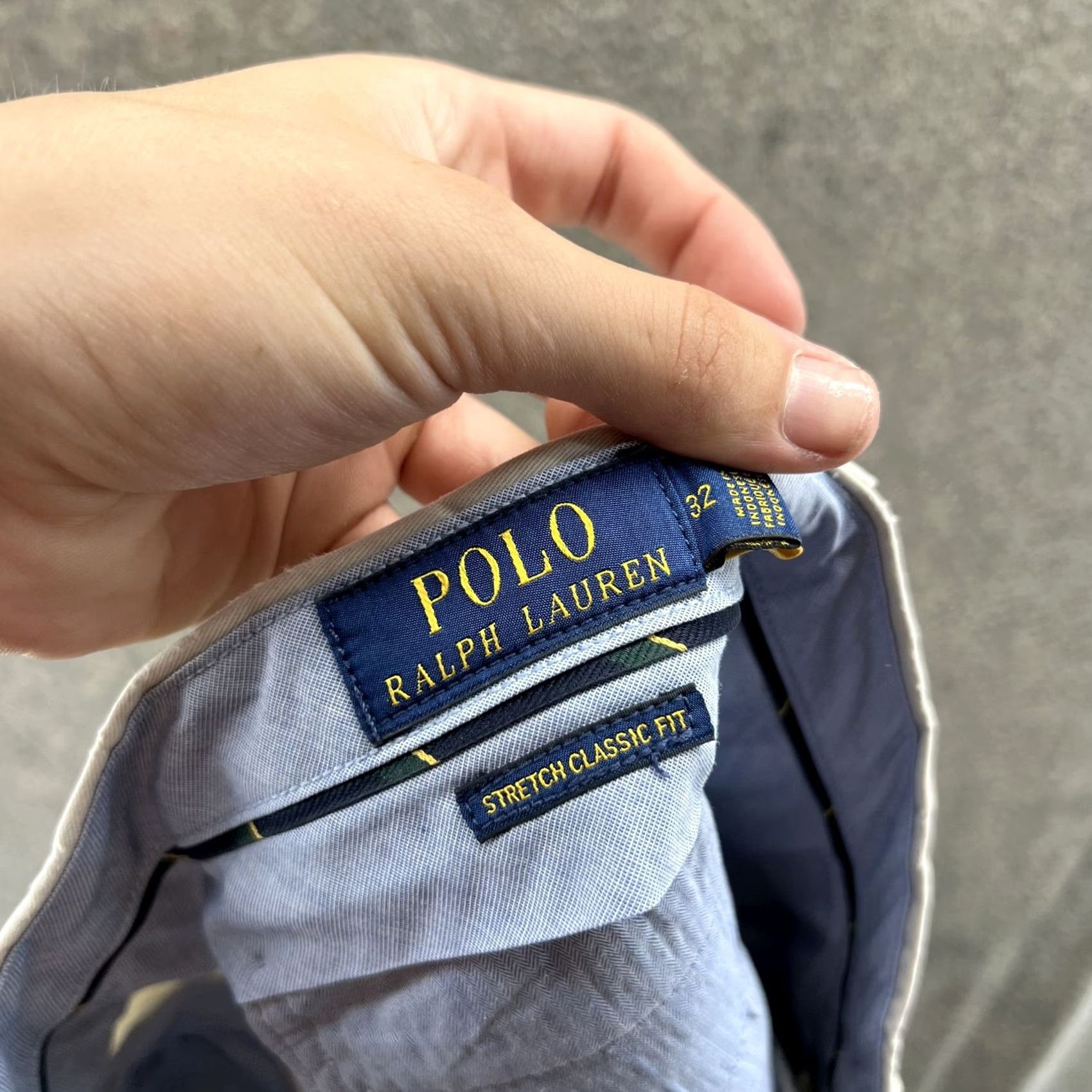 Polo Ralph Lauren Polo Ralph Lauren Shorts Mens 32 Beige Stretch Classic Fit Chino Casual 9 Inseam Size US XS / EU 42 / 0 - 2 Thumbnail