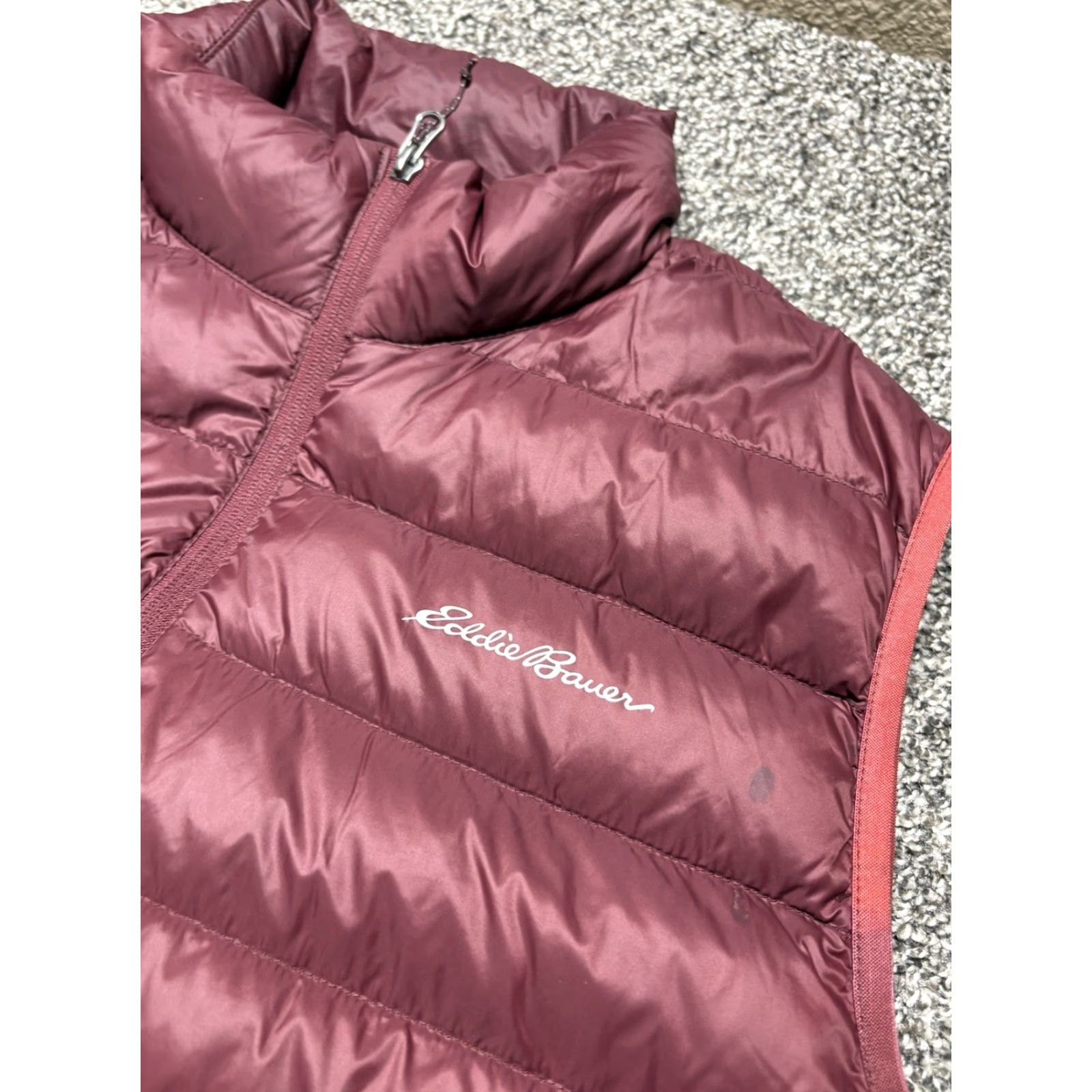 Eddie Bauer VINTAGE Eddie Bauer Puffer Vest Mens L Red Down Full Zip Lightweight Nylon EB650 Quilted Outdoors Size US L / EU 52-54 / 3 - 7 Thumbnail