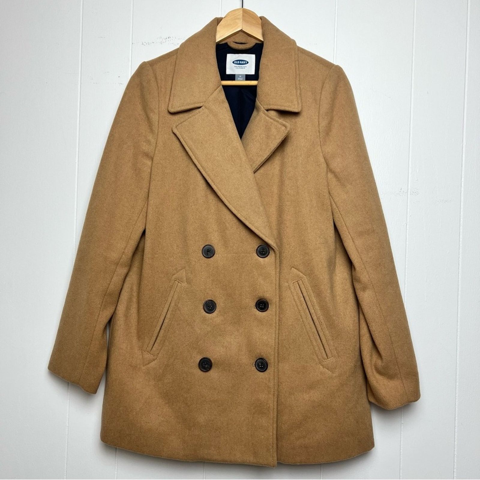Old Navy Old Navy Wool Blend Button Front Pea Coat Women’s Size Med Size M / US 6-8 / IT 42-44 - 6 Thumbnail