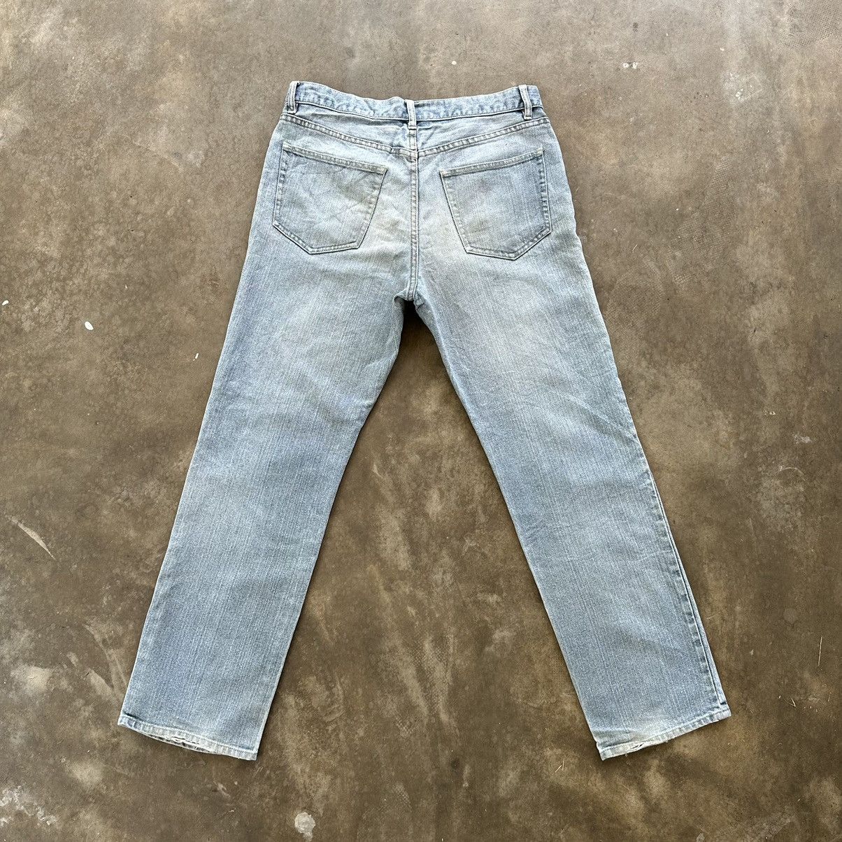 Japanese Brand Vintage Japanese Lightwash Distressed Denim Jean Pant W31 Size US 31 - 8 Thumbnail