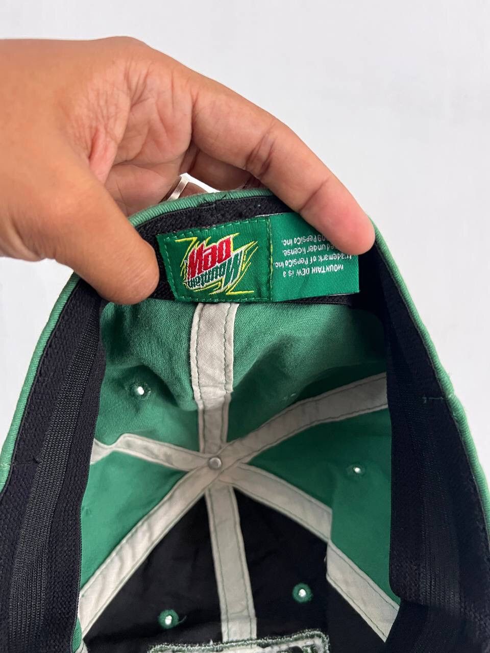 Mountain Dew Mountain Dew Distressed Fitted Hat Size ONE SIZE - 11 Thumbnail