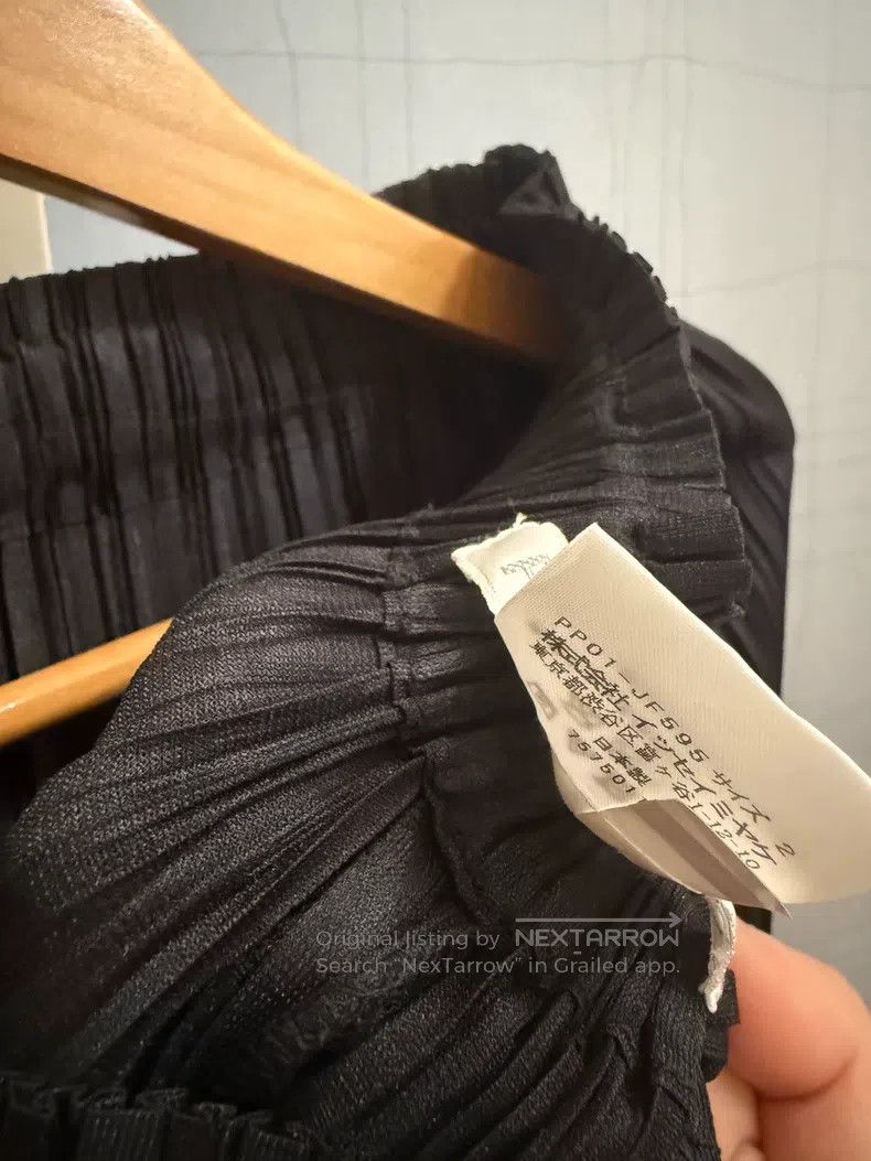 Issey Miyake Issey Miyake Black Pleated Straight-Leg Casual Pants Size 25" / US 0 / IT 36 - 5 Thumbnail