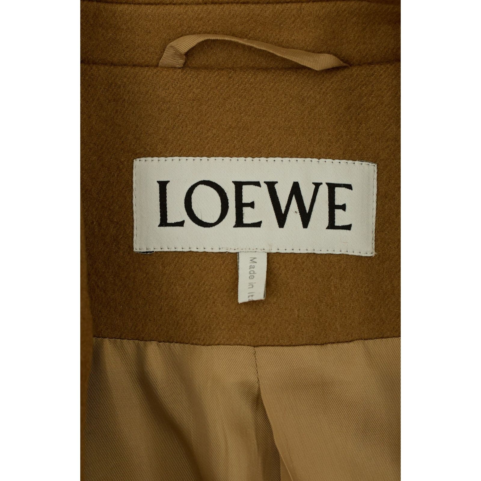 Loewe Brown Wool Double Breasted Coat Size US S / EU 44-46 / 1 - 4 Thumbnail