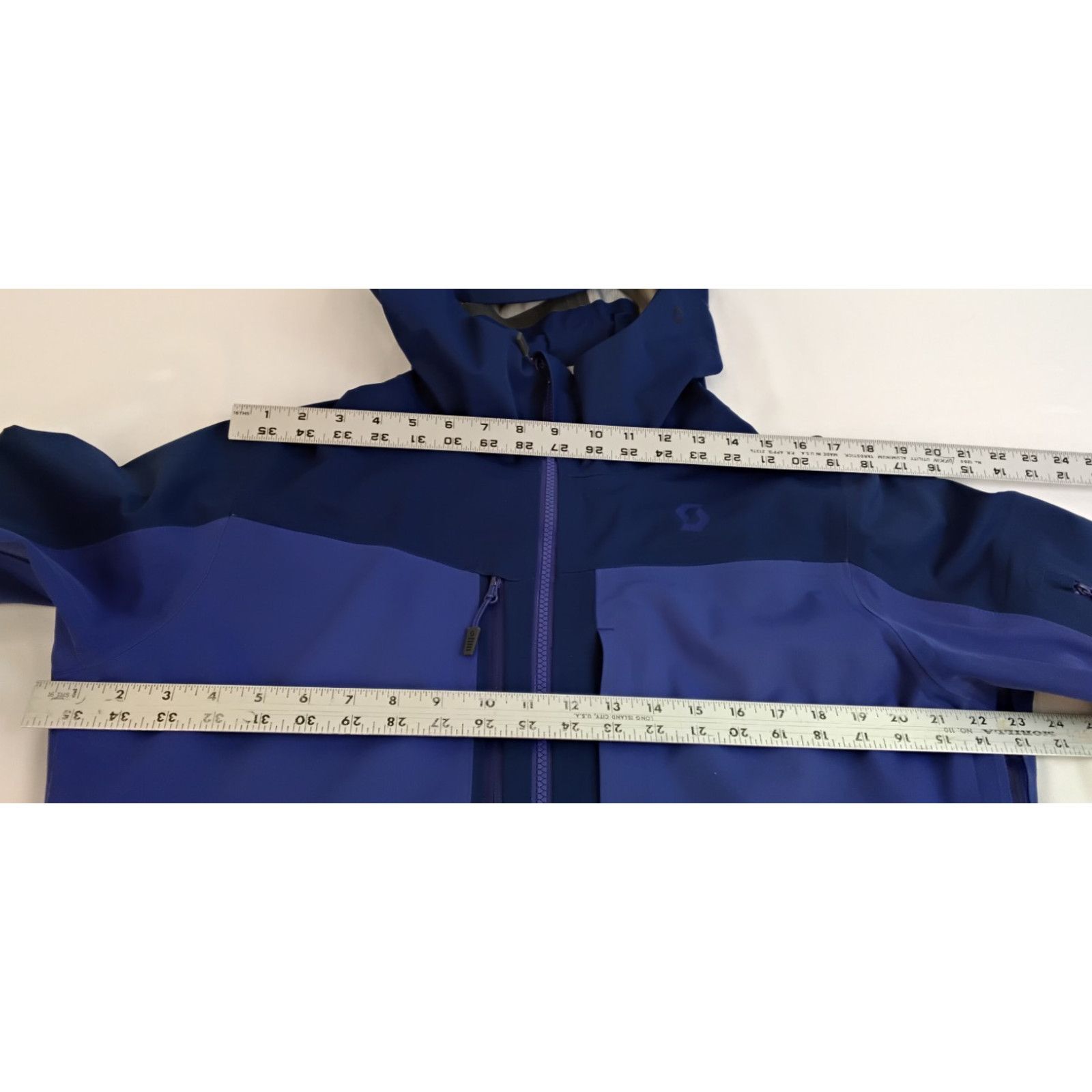 Other Scott Ski Shell Jacket Men's L Blue Hooded Waterproof Vented Size US L / EU 52-54 / 3 - 19 Thumbnail