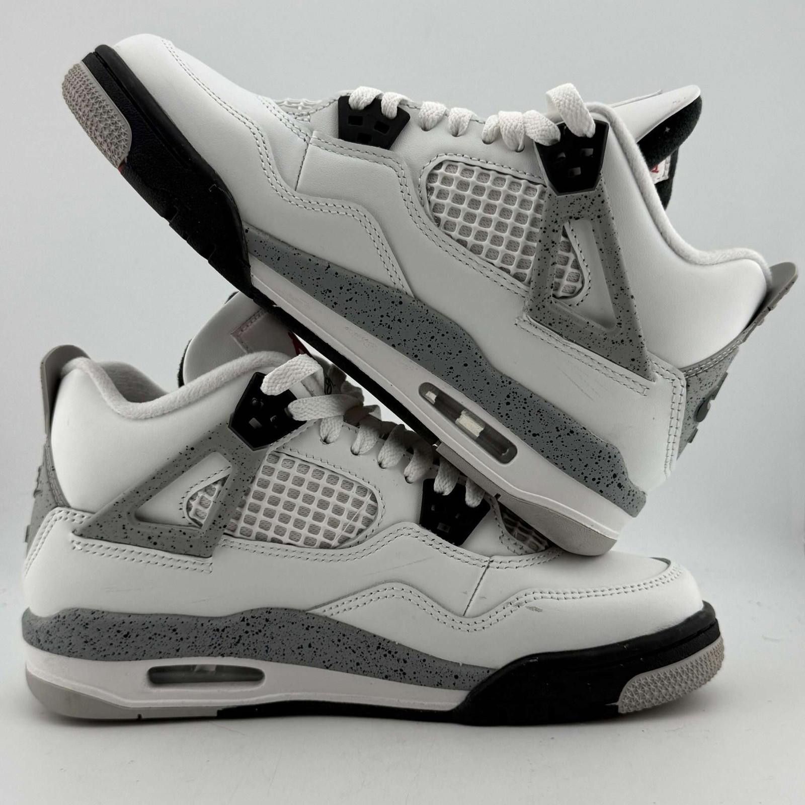 Jordan Brand Jordan 4 White Cement 5.5Y Used OG Box Size US 5.5 / EU 38 - 8 Thumbnail