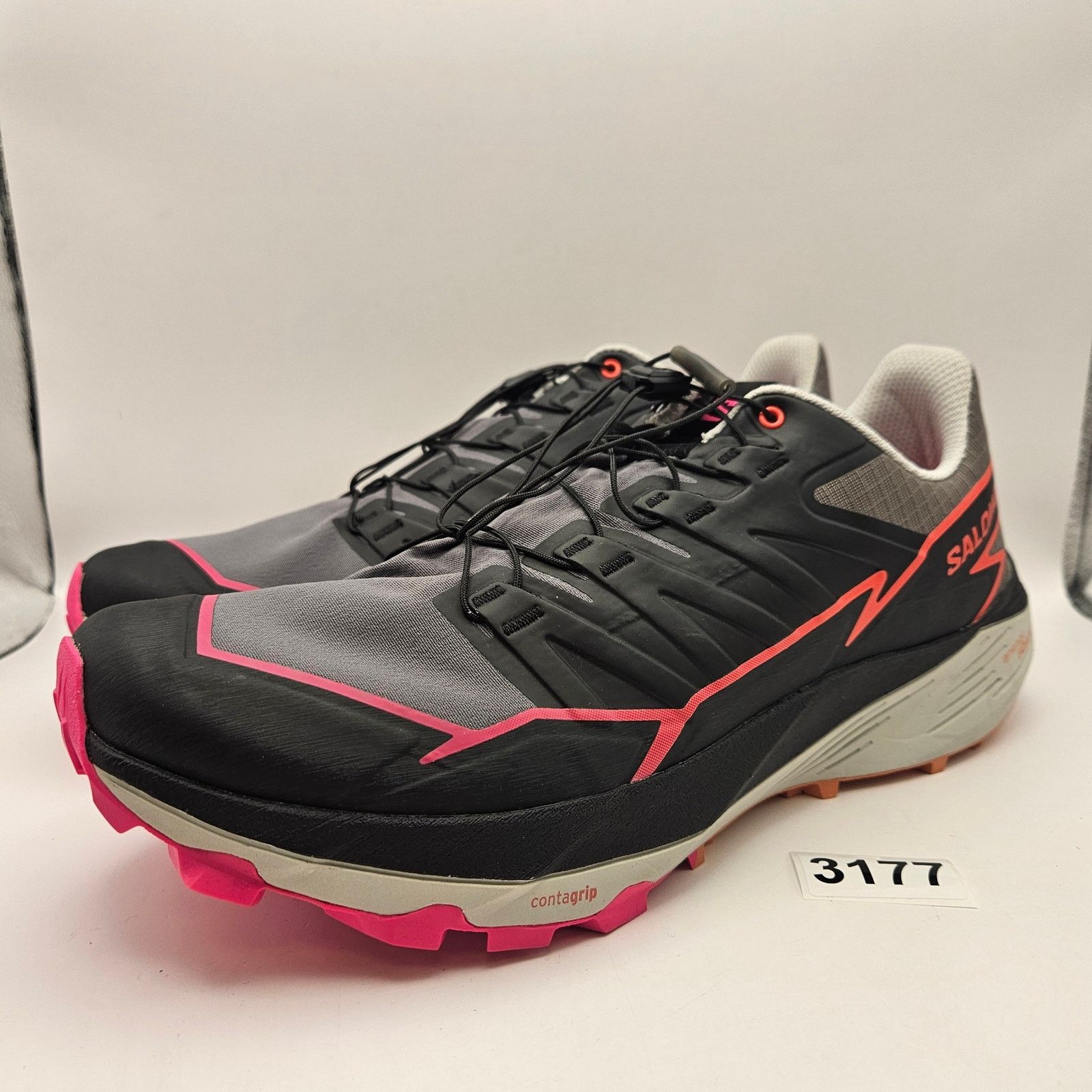Salomon SALOMON MEN'S 11.5 THUNDERCROSS BLACK HOT PINK TRAIL RUNNING Size US 11.5 / EU 44-45 - 1 Thumbnail